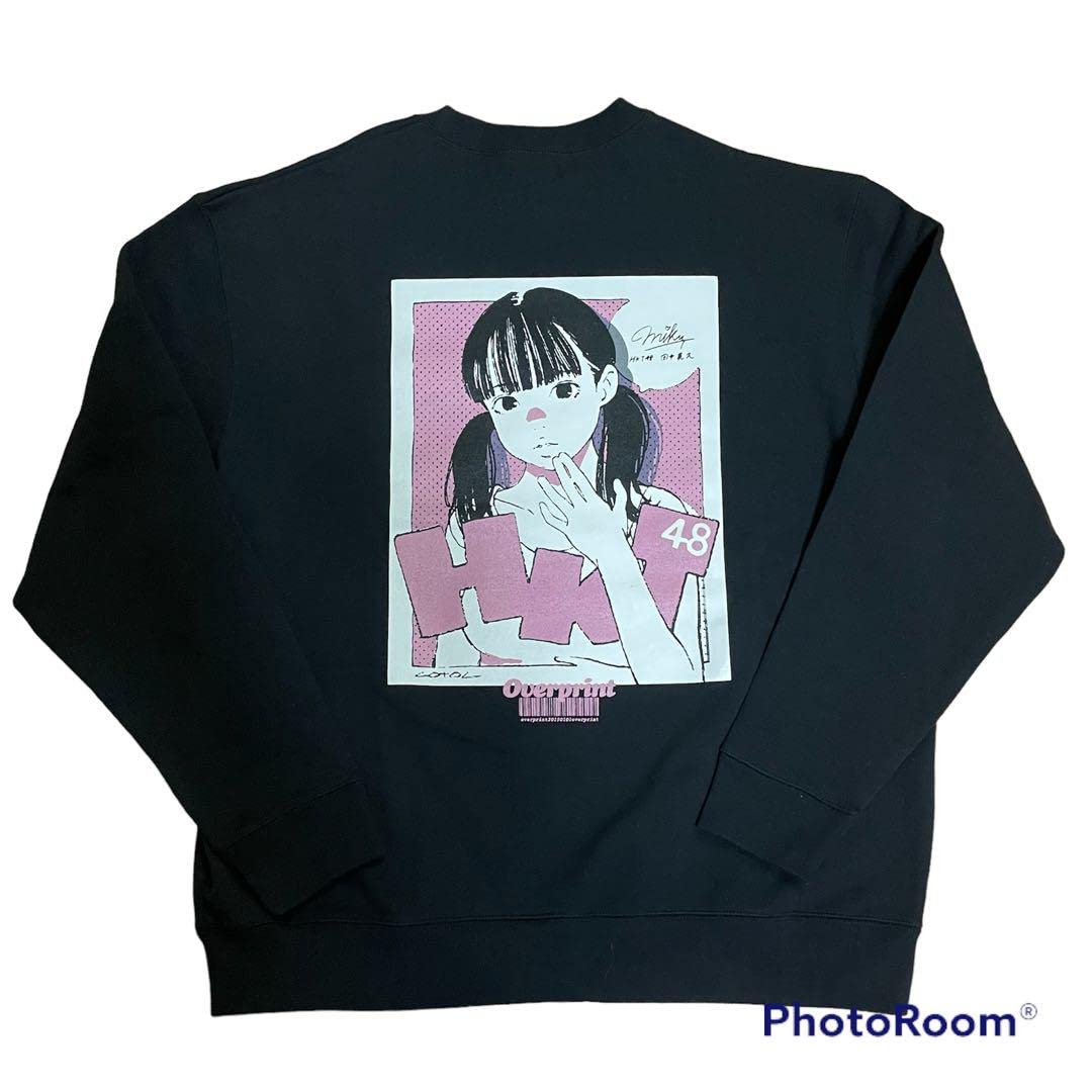Amazon.co.jp: over print ×HKT48 コラボ 田中美久 スウェット XL 