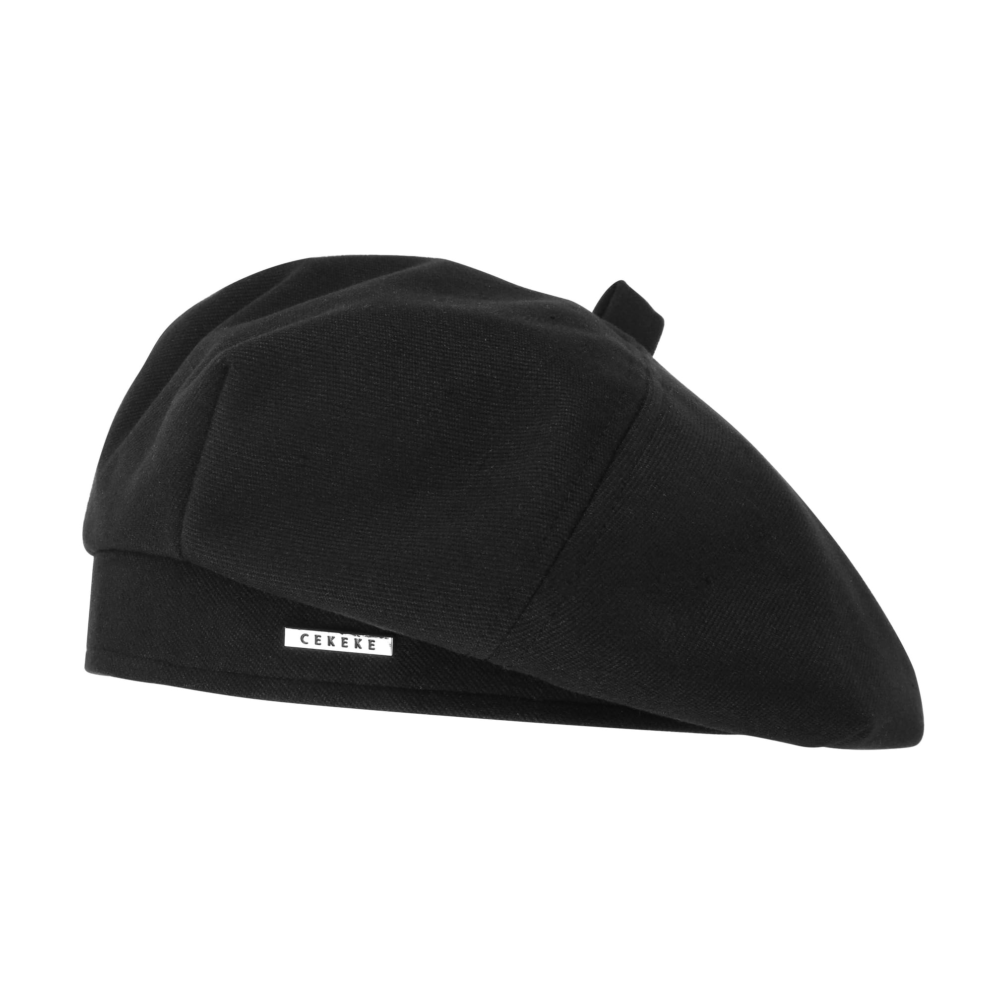 CHIC DIARY Beret Hat Black French Style Women Beret Hats Classic Winter Cotton Cap boinas para Mujer