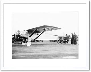 Wee Blue Coo Vintage Aeroplane Spirit St Louis Lindbergh Atlantic Flight Art Print B12X12409
