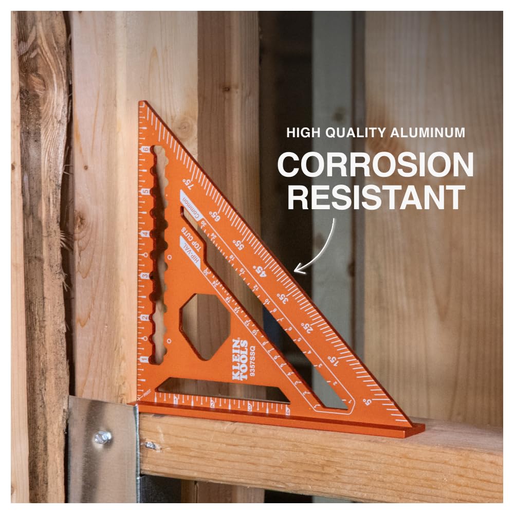 Klein 7" Rafter Square - Laser Etched Precision -4