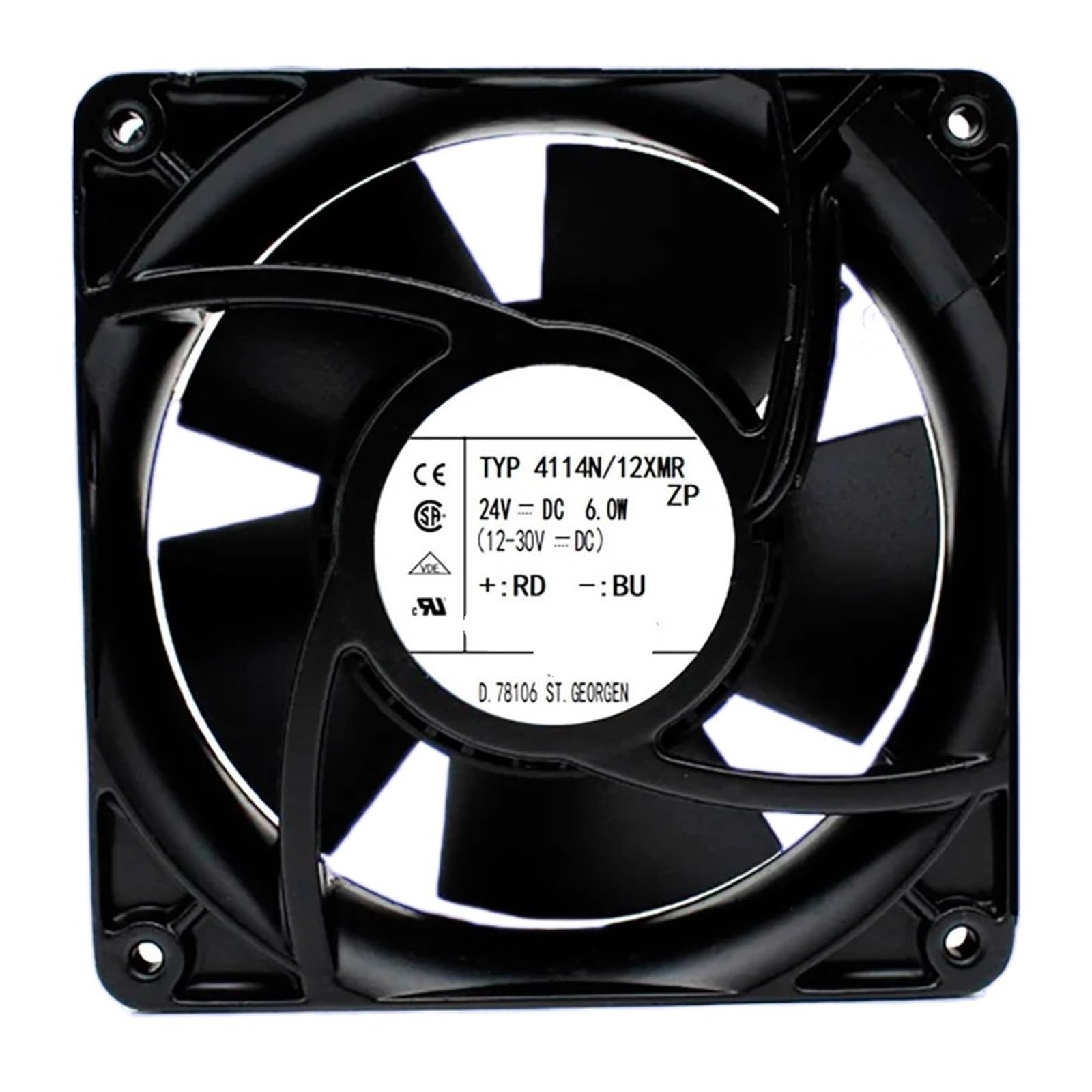 MBPAIHOP TYP4114N/12XMR 24VDC 6W 3wires Cooling fan 12038 120 * 120 * 38mm
