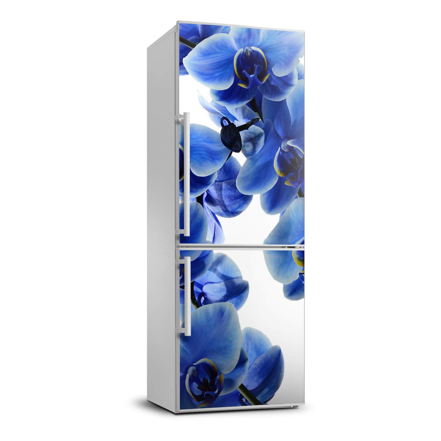Autocollant frigo auto-adhésif 60x180cm avec impression haute définition d'orchidée