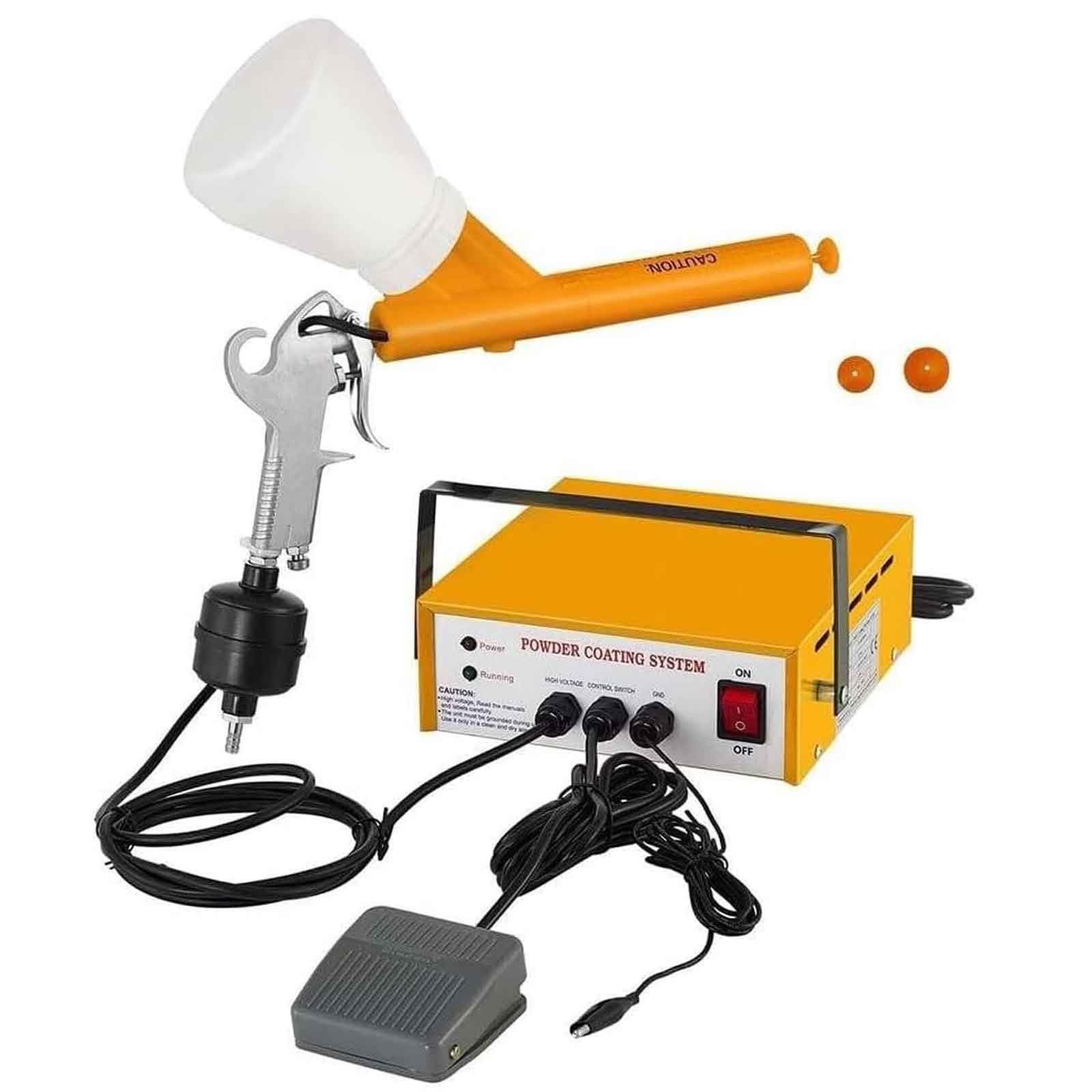 Pistolet de revêtement en poudre électrique pour éliminer les coulures