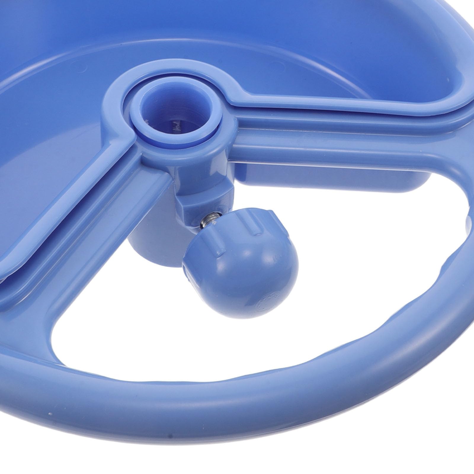YARNOW Plato de almacenamiento redondo para soporte de goteo, bandeja azul | Accesorios para soporte de goteo, bandeja de almacenamiento para soporte de suero intravenoso, bandeja portátil para goteo