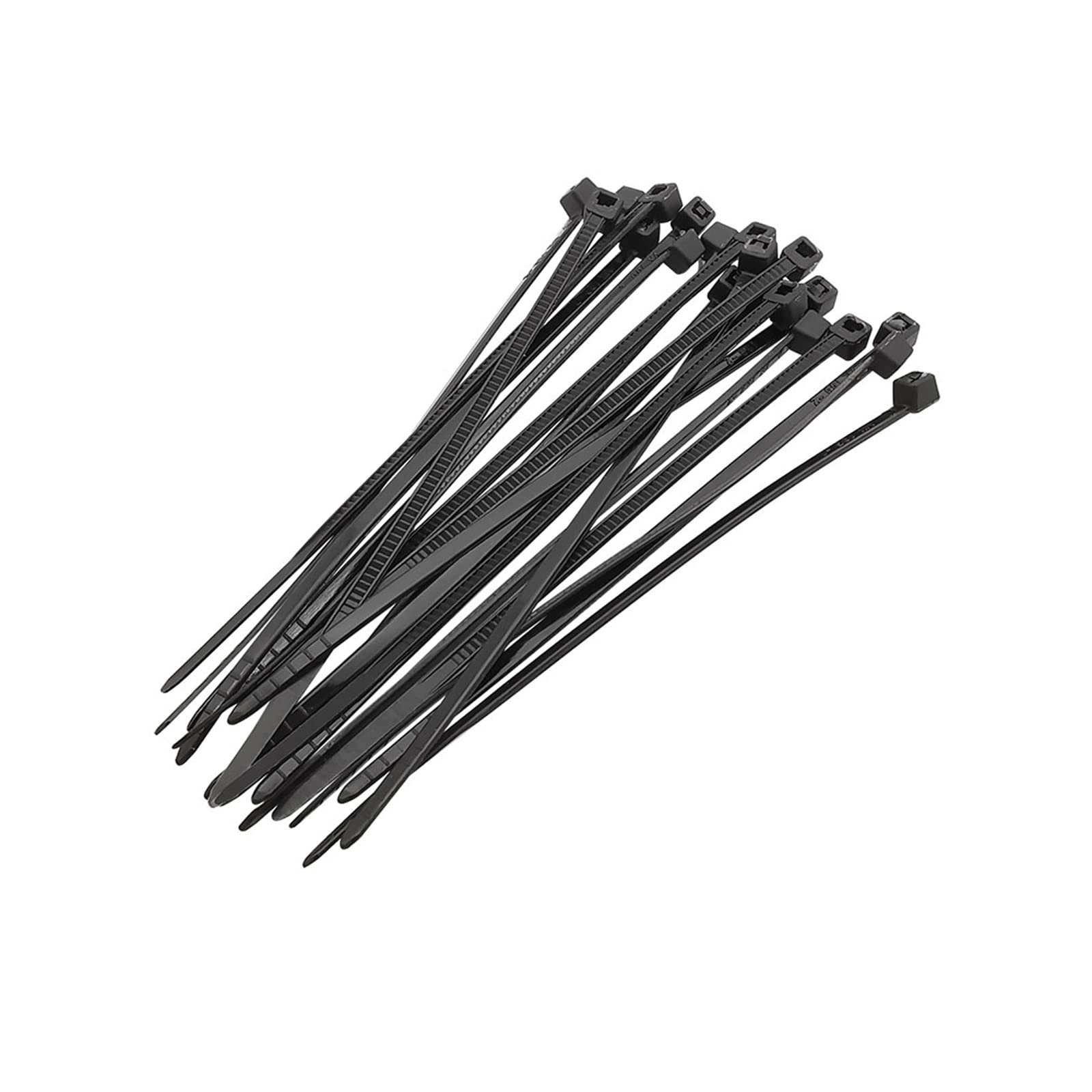 Bridas Bridas for Cables de Nailon plástico autoblocantes, Abrazaderas con Cremallera, Anillo sujeción, 100 Uds(4x250mm Width 2.5mm)