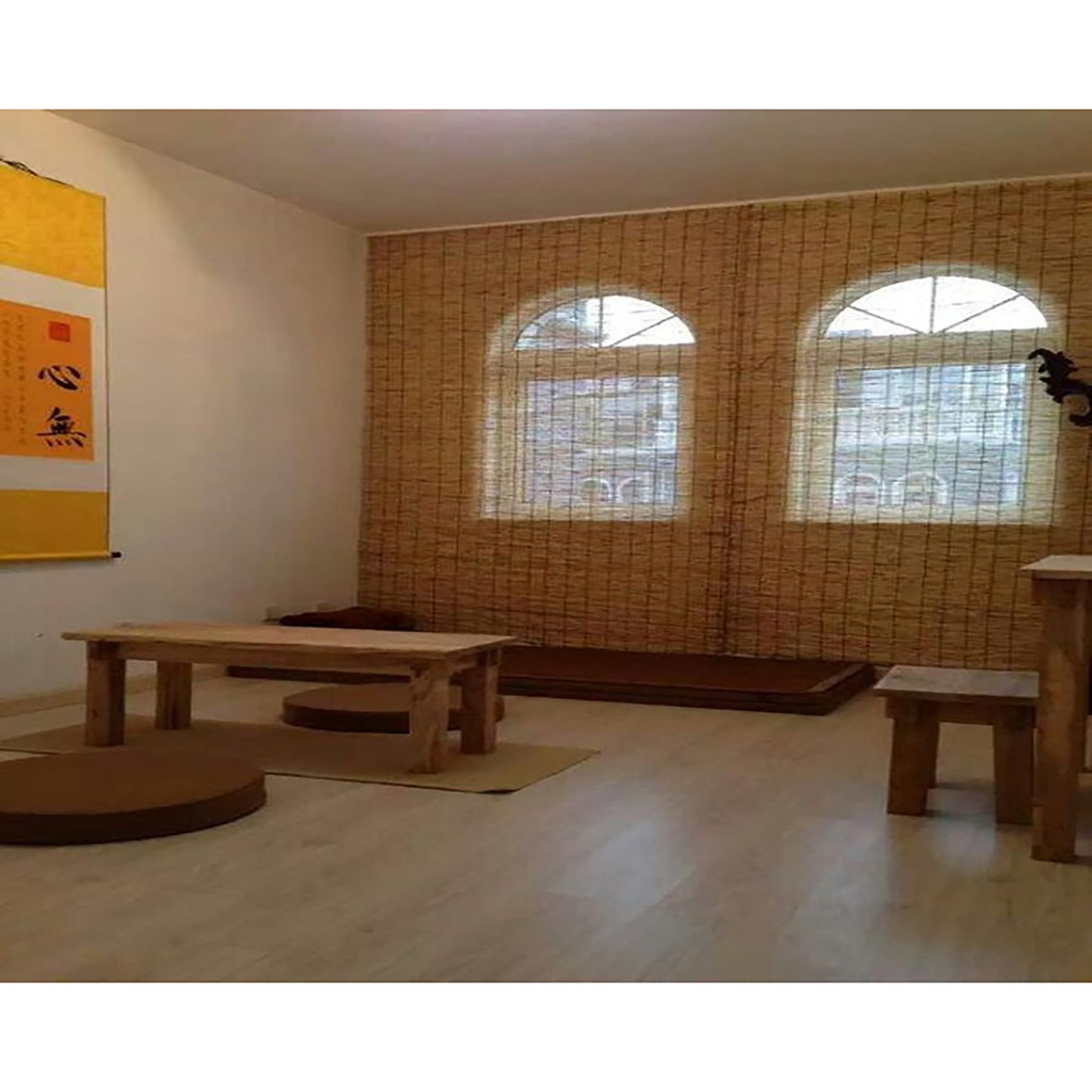 Valla De Caña para Patio, Cañizo Y Brezo, Paneles De Valla De Privacidad para Balcón, Mimbre Ocultacion, Valla De Bambú Decorativa, Sombra para Exteriores, Tejido A Mano, para Villa, Piscina