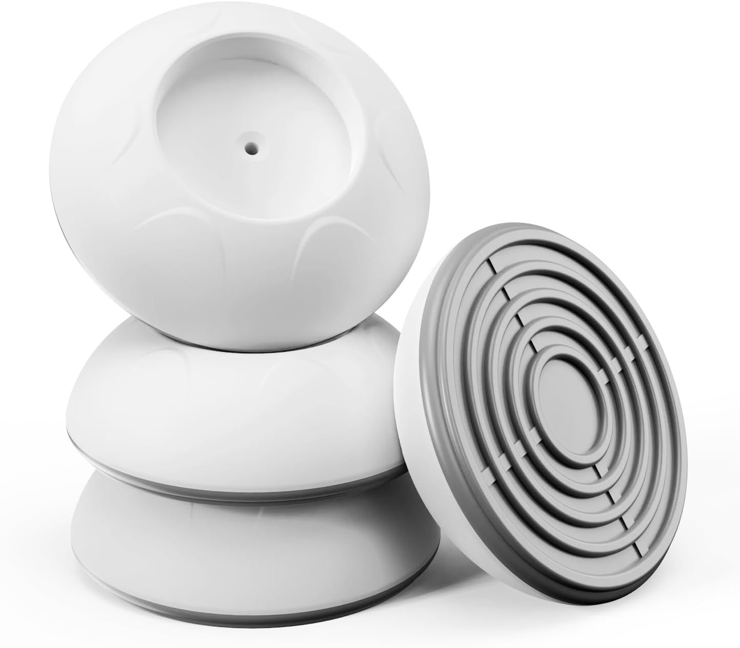 Baby Gate Wall Protector, Wall Cups for Child Pressure Mounted Stair Safety Gate, Protect Walls & Doorways from Pet & Dog Gates - 4 Pack - White