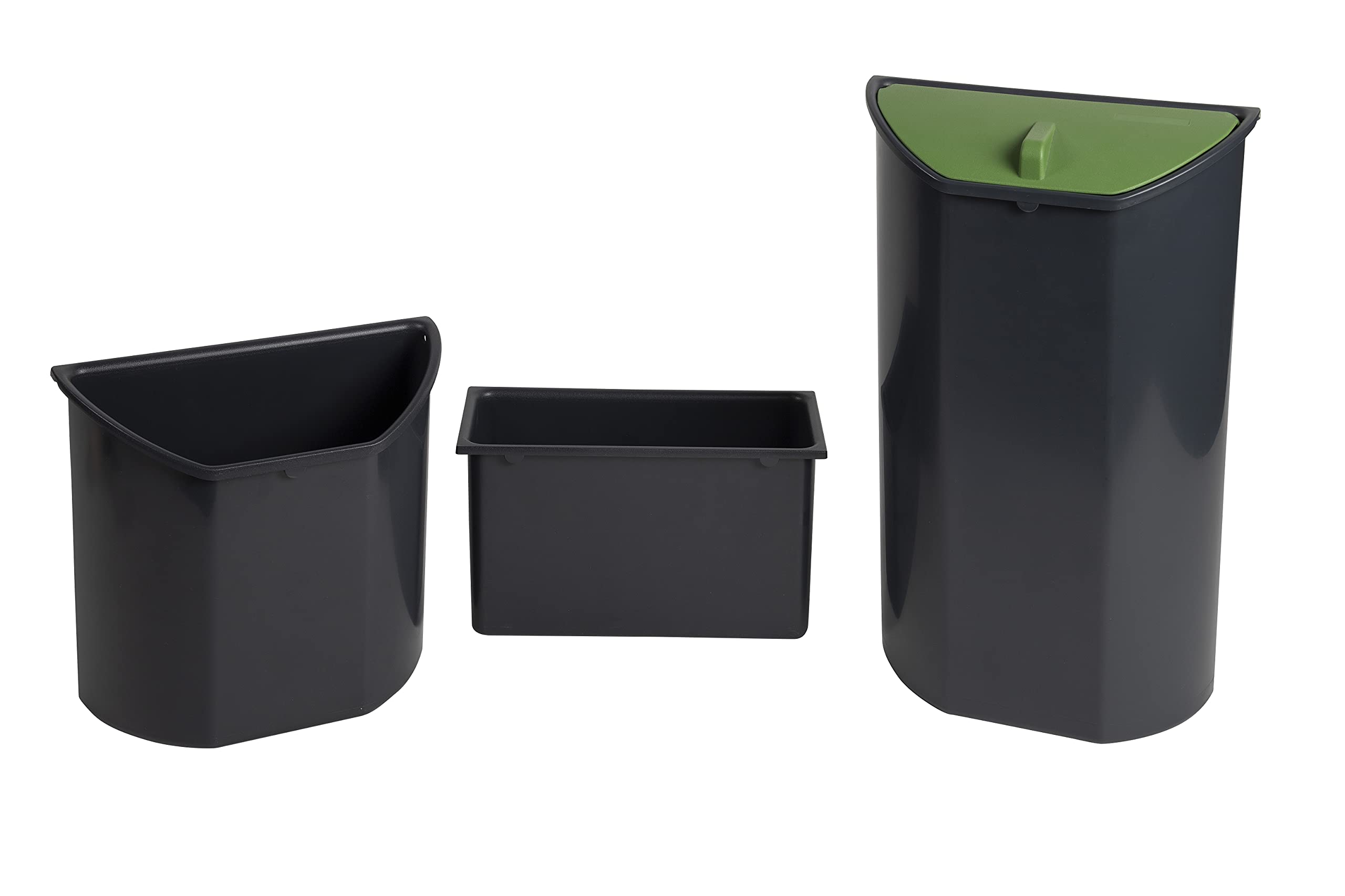 Compartiments Ecologic Pour Poubelles De Bureau - Gris