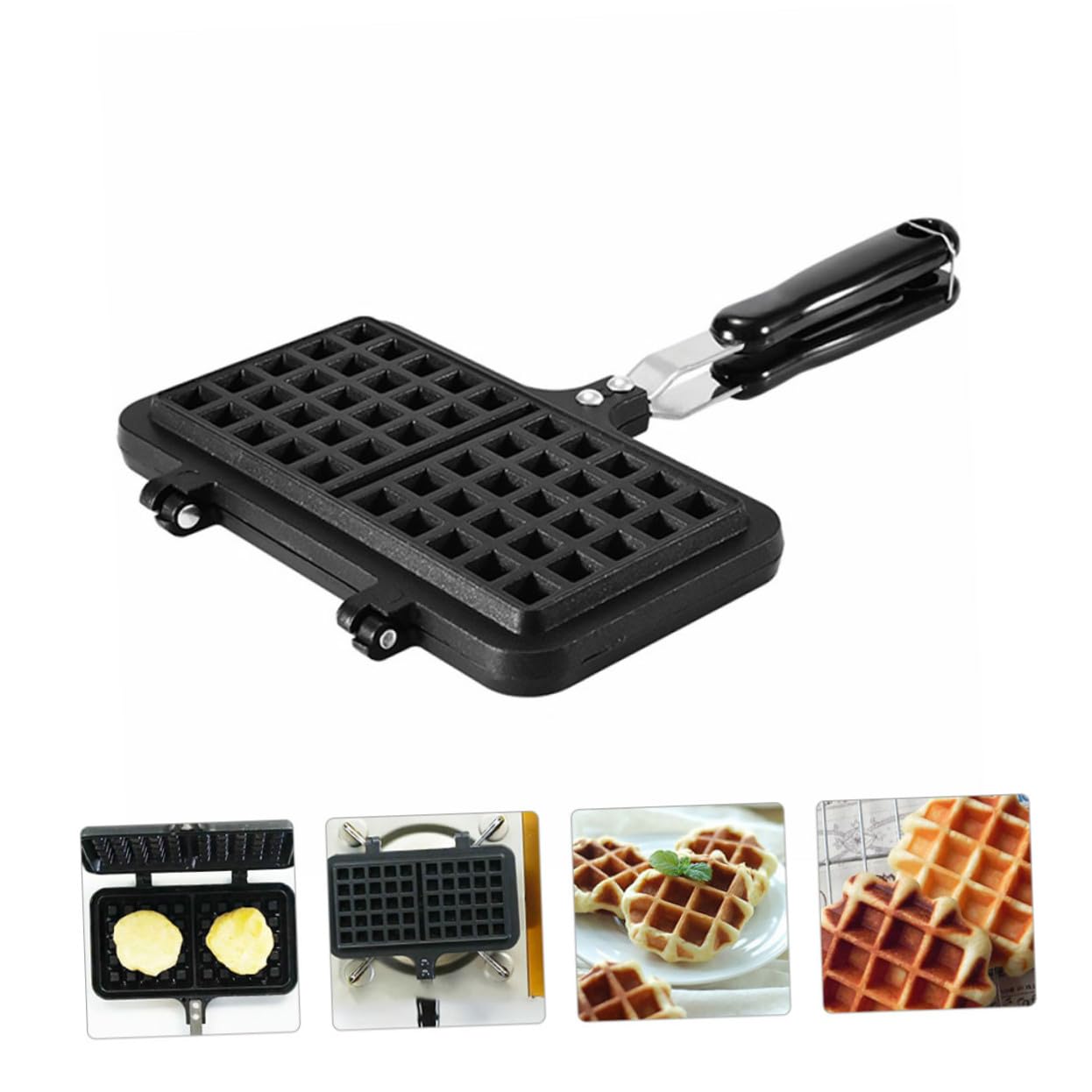 VICASKY Stampo Per Waffle e Stampo Per Dolci in Teglia Da Forno Riutilizzabile, Design Creativo Texture Definita Per Uso Domestico e Preparazione Fai Da Te Di Torte in Cucina