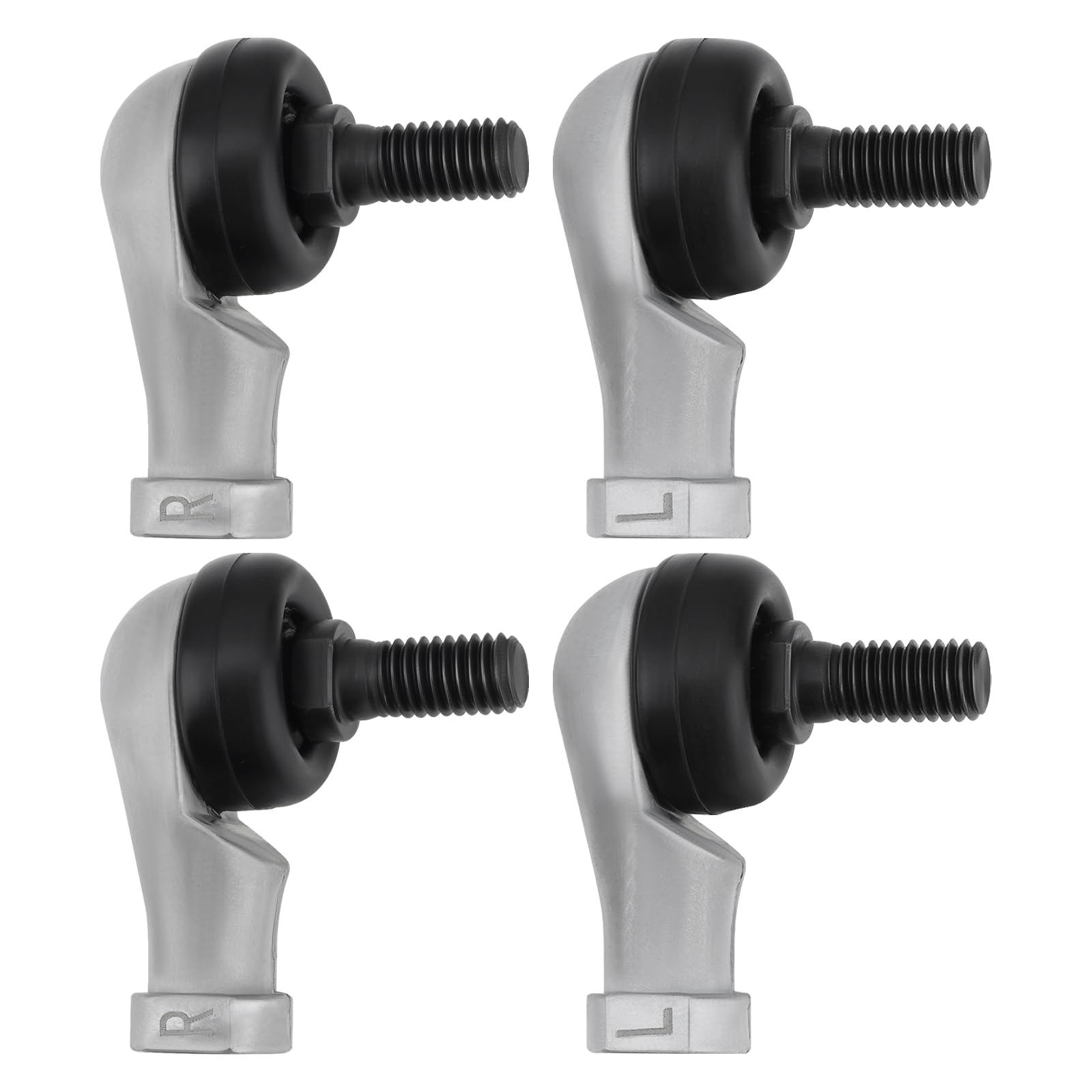 Kugelgelenk, Winkelgelenk, Kugelgelenk, Kugelgelenk, Stahl, verzinkt, Außengewinde, Kugellager, Kugelgelenk, M8 x 1,25, 4 Stück