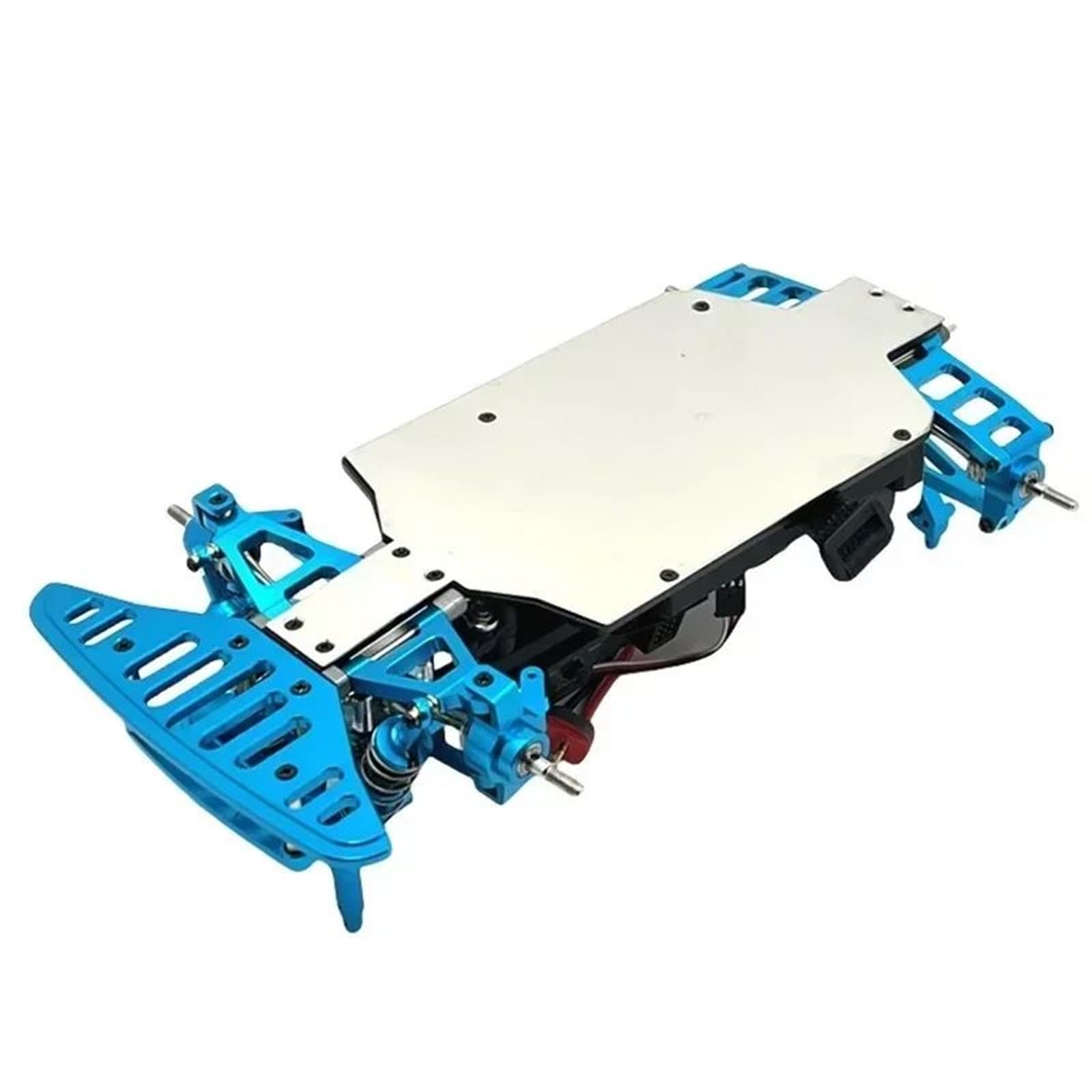 Genérico Chasis Acero Inoxidable para MJX 14301 14302 14303 14304 1/14 Piezas Mejoradas Metal Accesorios Repuesto Decorativo Piezas Coche RC