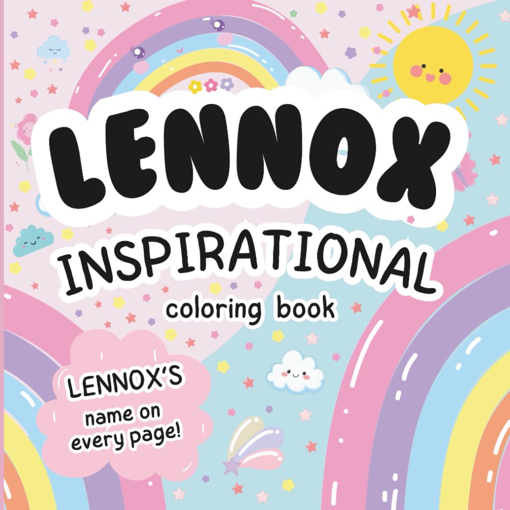 Lennox Inspirational Coloring Book: Personalized Just for Lennox – Lennox's Name Appears on Every Coloring Page
