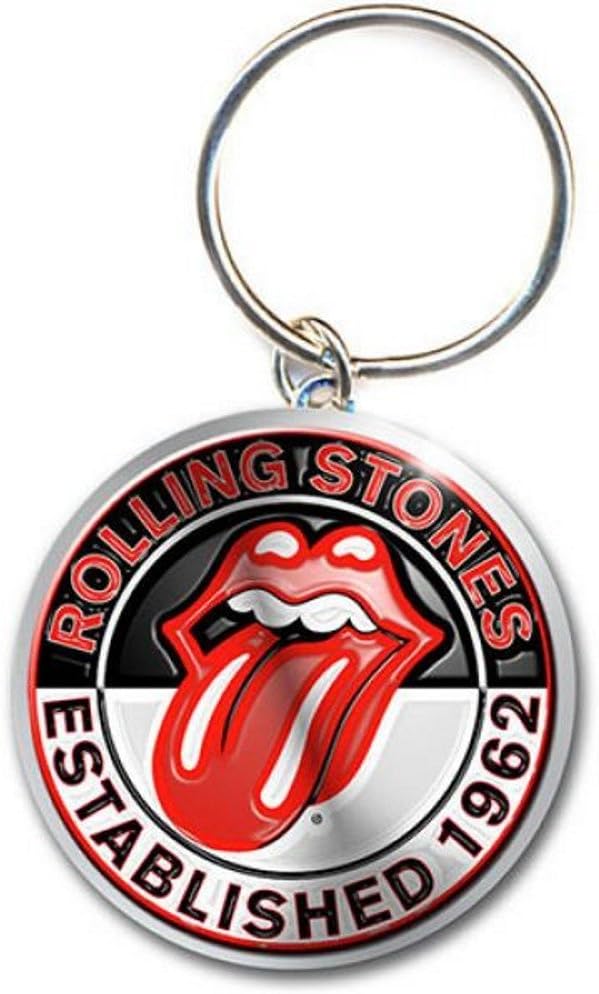 The Rolling Stones Rock Band Metal Key Fob Established 1962