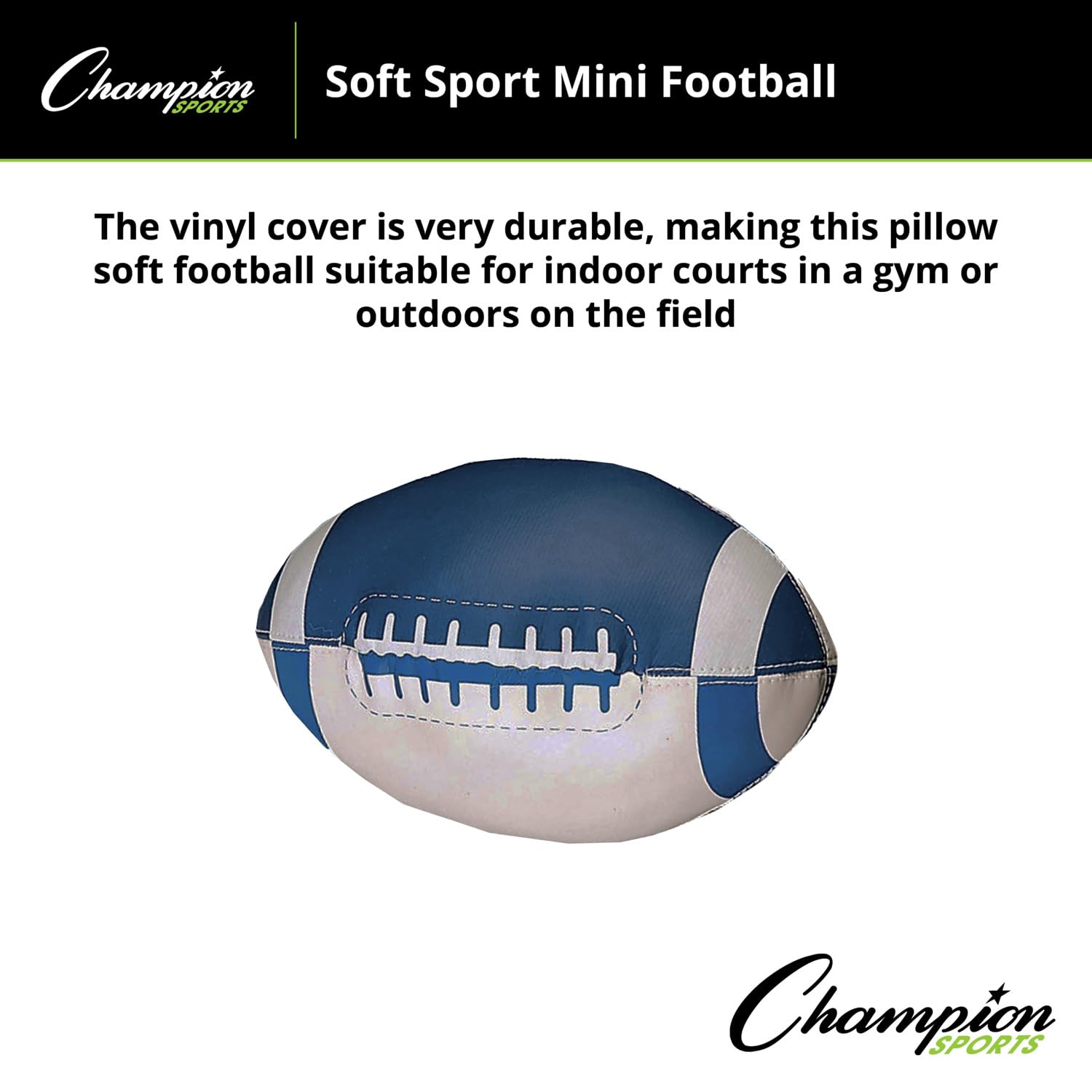 Champion Sports Suave Espuma Mini balón de fútbol