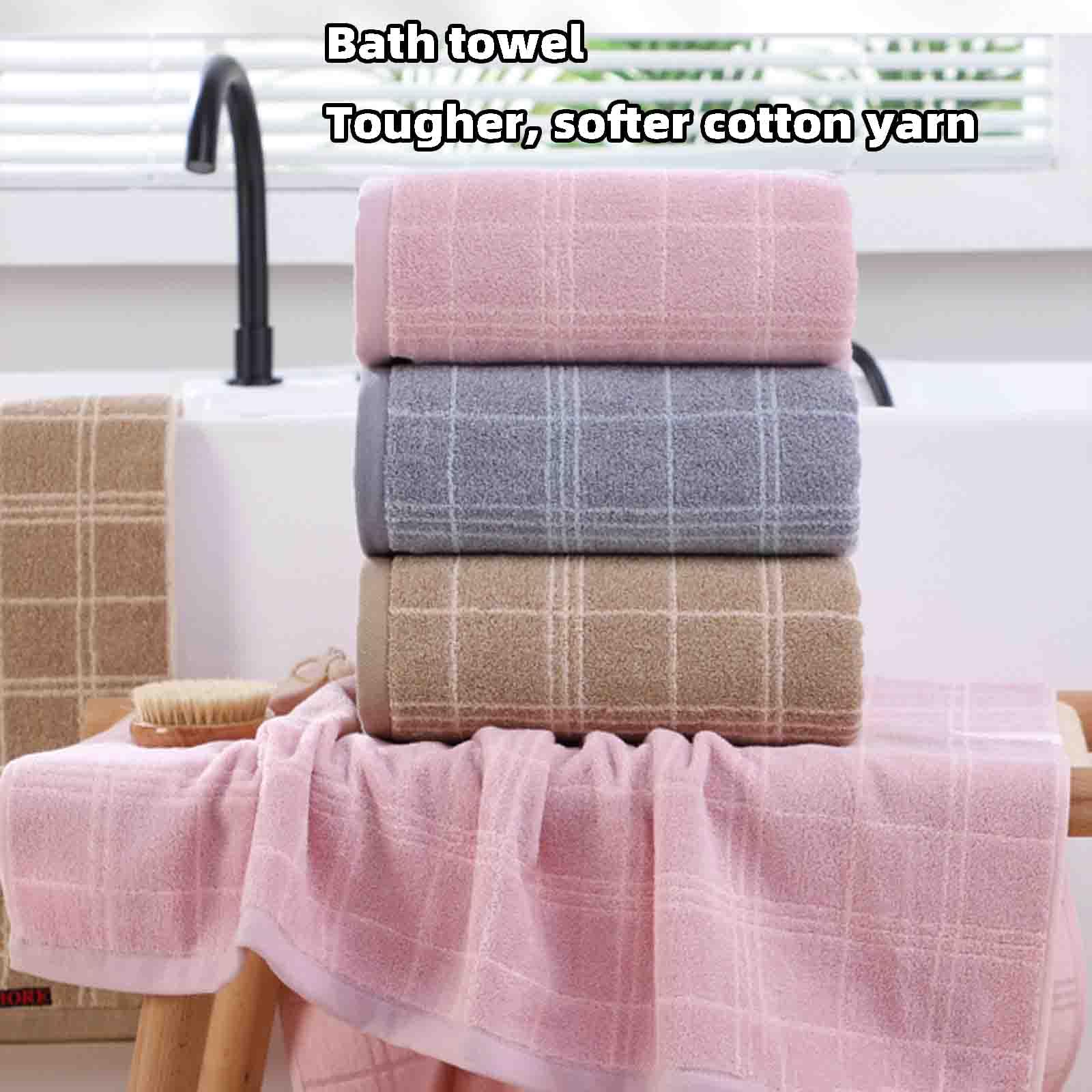 Mikrofaser Badetuch Strandtuch Duschtücher Badetücher Beach Towel Badehandtuch Strandtücher Strandhandtuch Handtücher Frottee Struktur Baumwolle 32er Garnstärke Für Damen Herren (Brown,150x75cm)