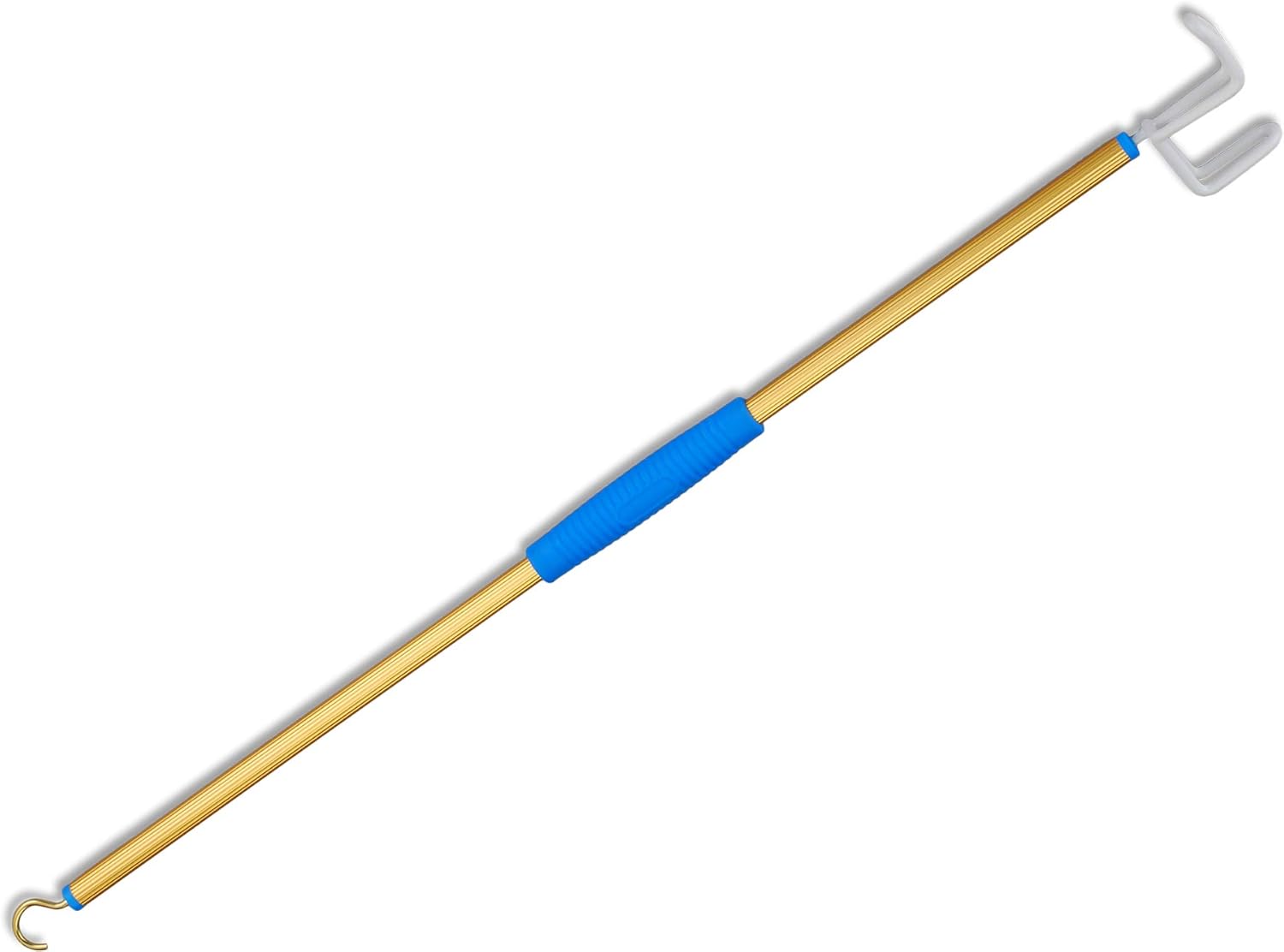 NOVA Dressing Stick for Clothing & Socks, Multi-Use Extra Long 27” Hook Stick with Non-Slip Grip Handle : Health & Household