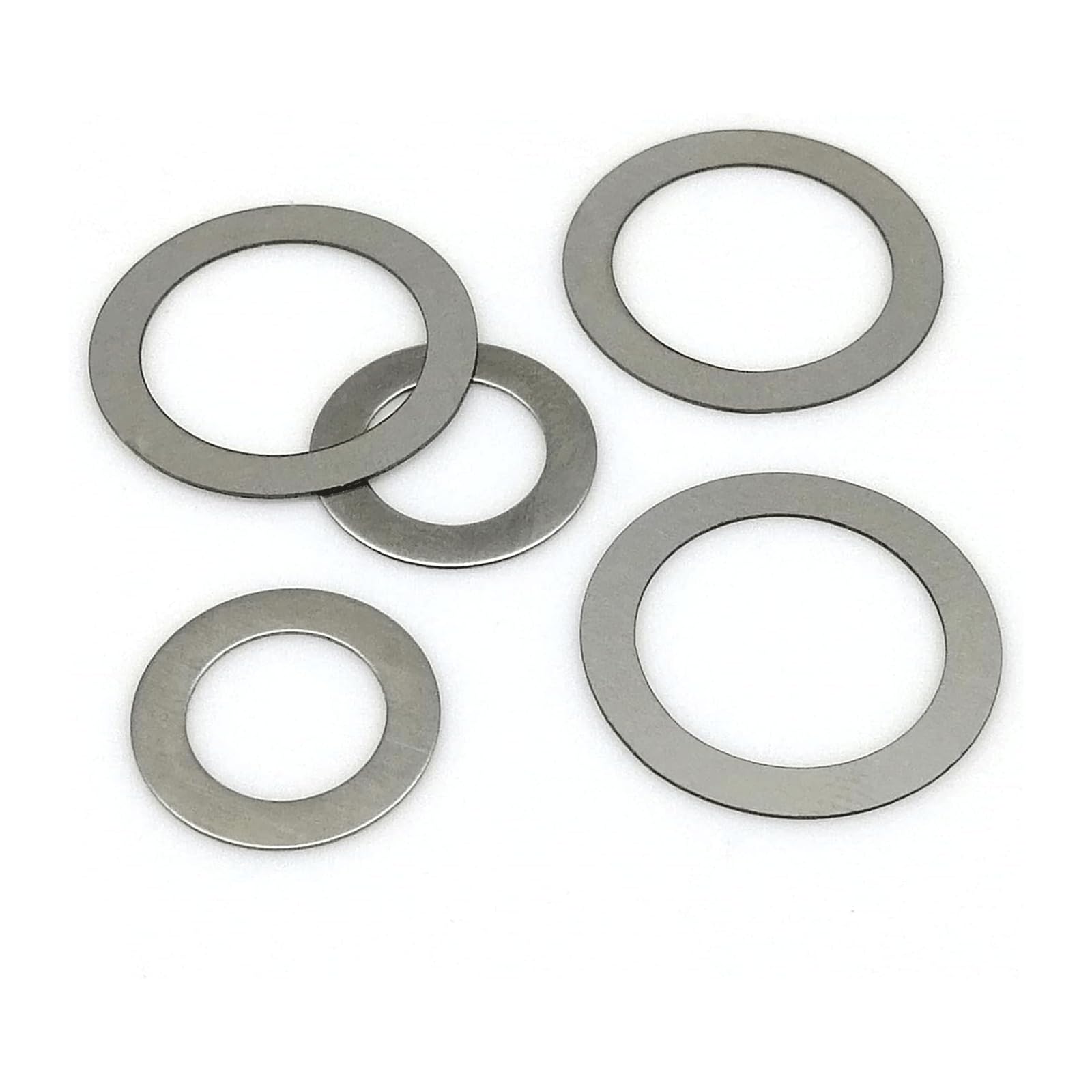 Rondelles 500/1200 pièces Joint Plat Ultra-Mince M3 M4 M5 M6 M8 rondelle Plate 304 Joint de rondelle en Acier Inoxydable Kit d'assortiment de rondelles Plates très Stable