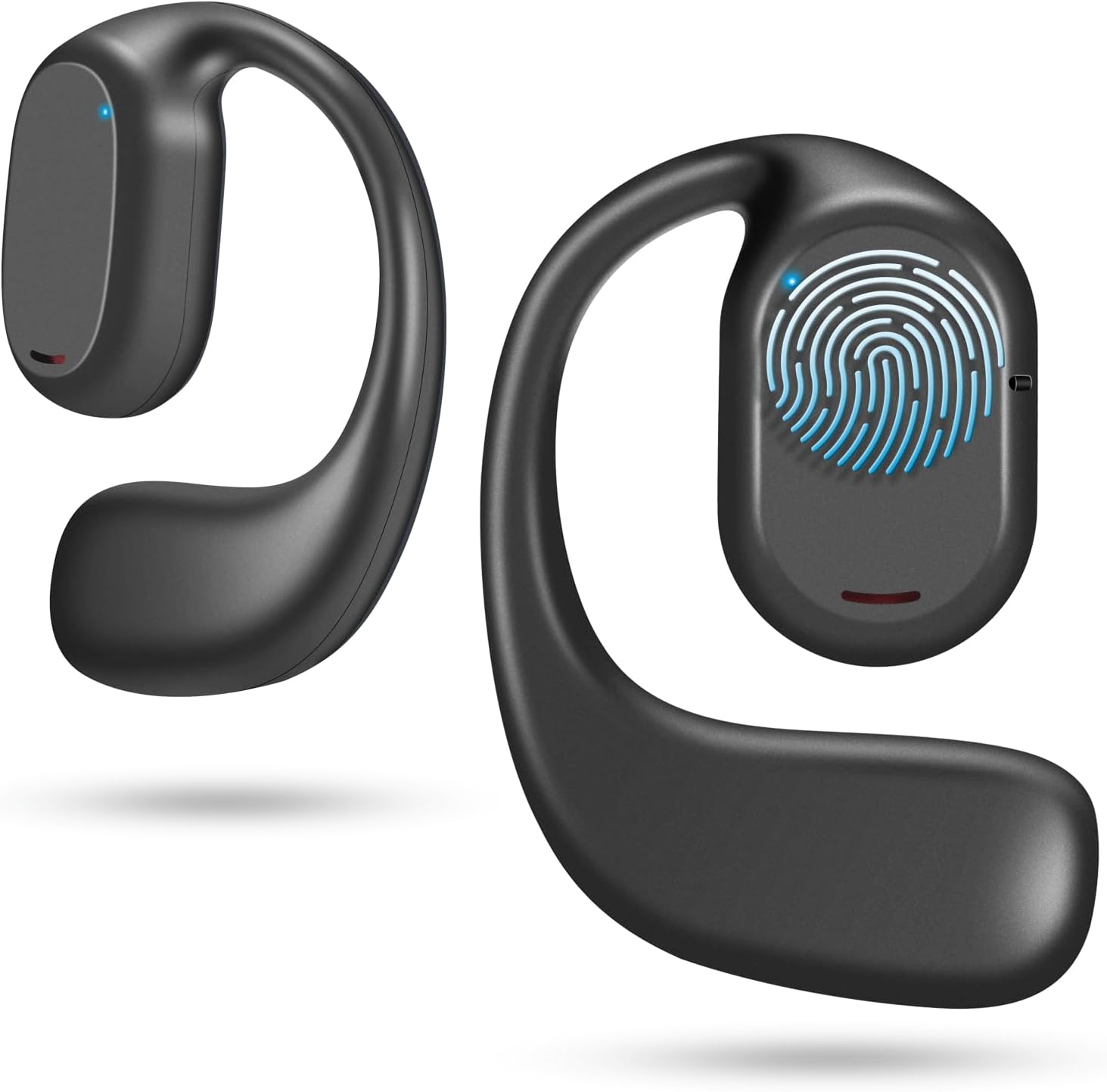 Open Ear Headphones VG332, Air Conduction Headphones Bluetooth 5.3 Earbuds, 16 Hours Playtime Dual 16.2mm Dynamic Drivers