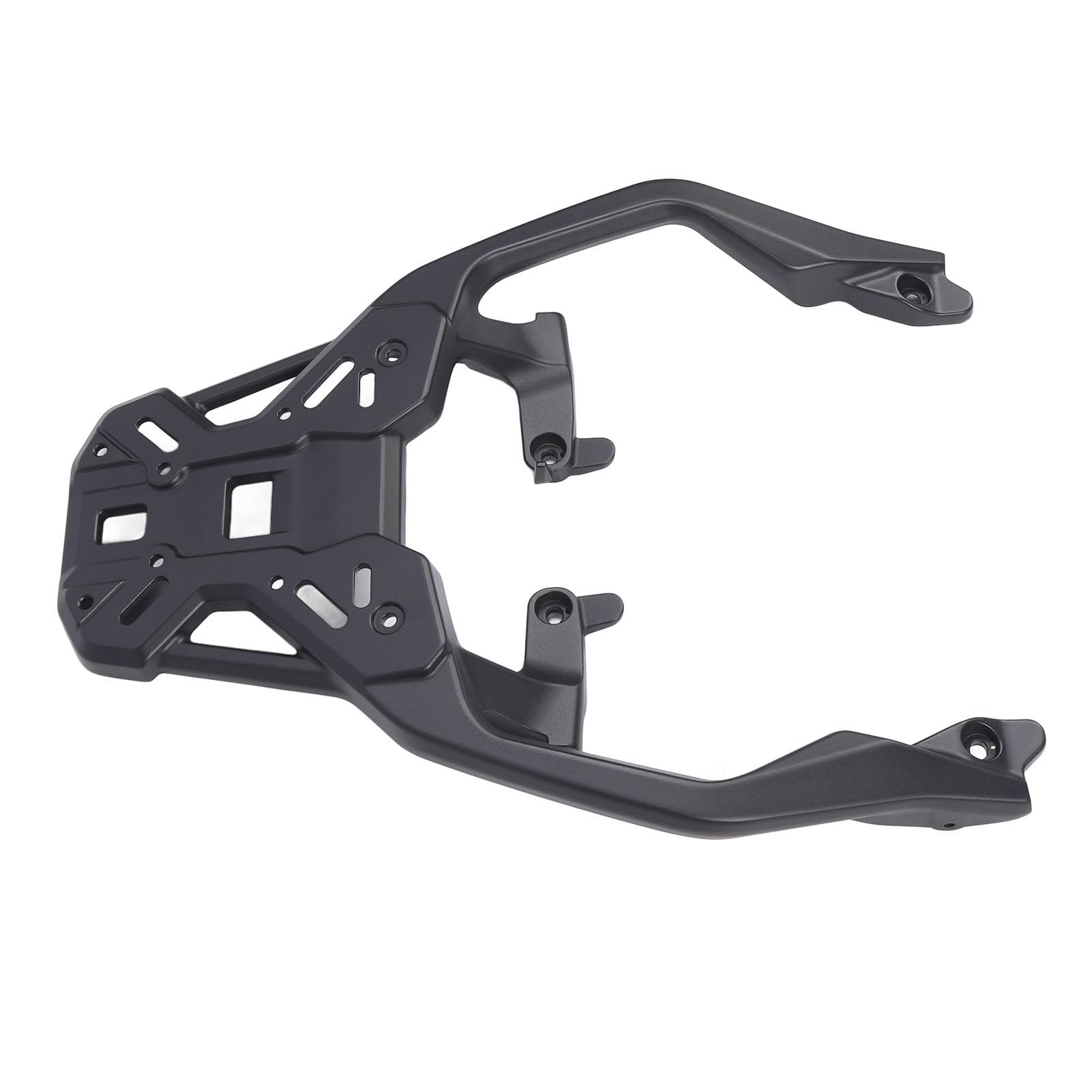Portapacchi Posteriore per Moto, Portapacchi Posteriore in Lega di Alluminio Ad Alta capacità di Carico con Supporto Sicuro per XADV750 NSS750 Dal 2021 Al 2024 (BLACK)