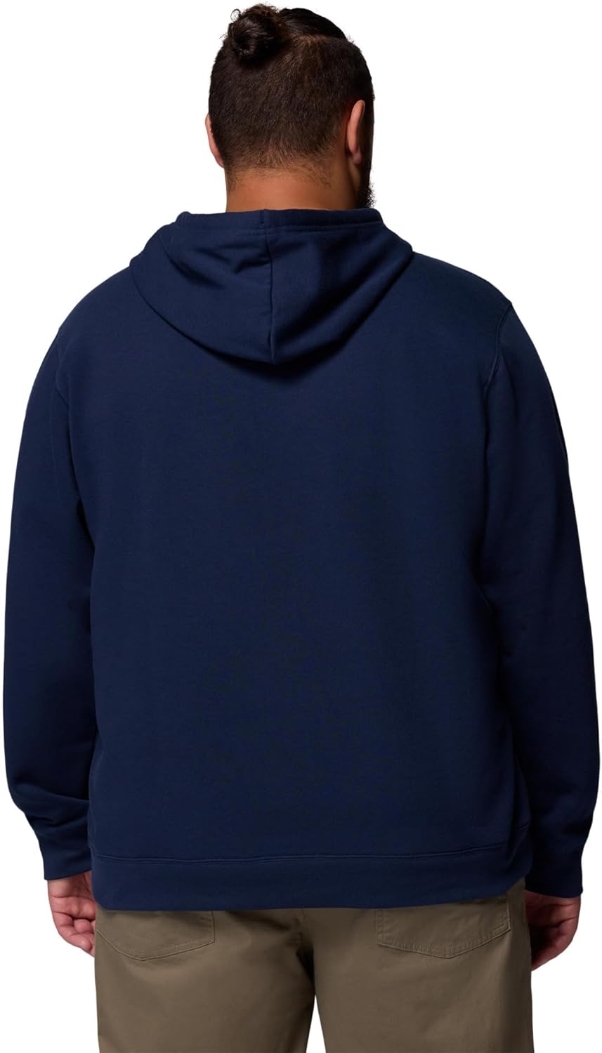 Columbia Mens Trek Graphic Hoodie, Collegiate Navy/Outdoor Arch, 6X - Image 2