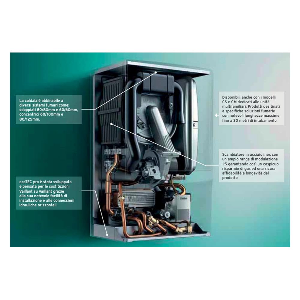Vaillant - Caldaia a condensazione Vaillant ECOTEC PRO VMW - 24 kW, Alimentazione a metano, A magazzino
