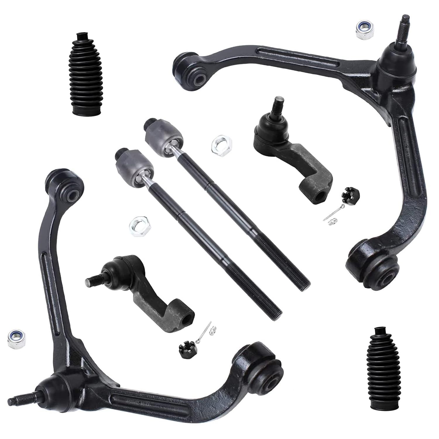 Detroit Axle - 8pc Front End Suspension Kit for 2002-2005 Jeep Liberty 2003