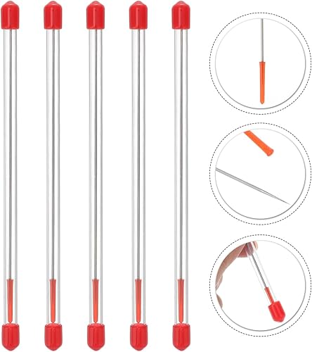 Miniatura 9 de EXCEART 5 unids 0.012 in Aguja para aerógrafo Aerógrafos Pistola Aguja Aerógrafo Piezas Aerógrafo Aguja Fluido Puntas Aerógrafos Aguja Reemplazo