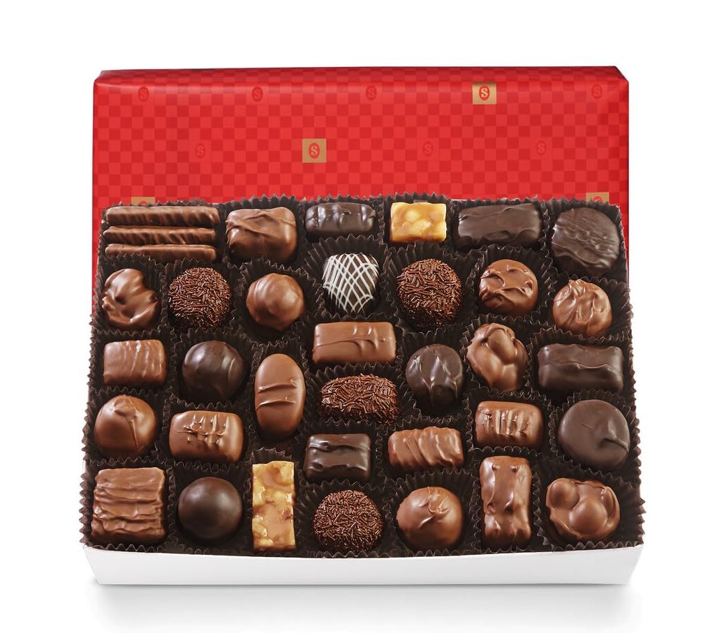 See's Candies Assorted Chocolates (3 Pound (Pack of 1), Red Gift Wrap)