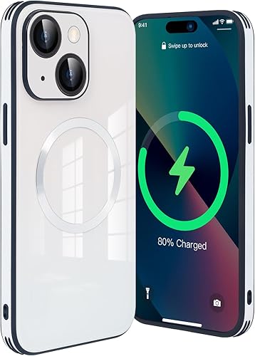 Miniatura 8 de Guppy Funda magnética compatible con iPhone 14 Pro Max, con protector completo de lente de cámara compatible con MagSafe resistente a los arañazos