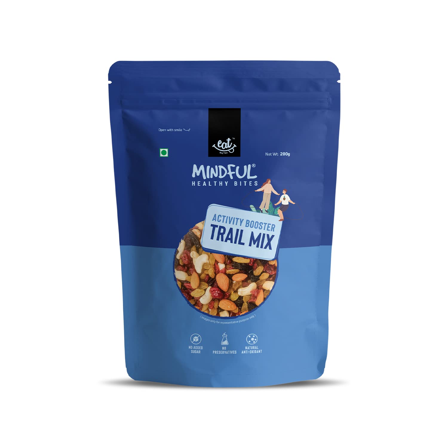 Activity Booster Trail Mix | High Energy & Protein | No Added Sugar, No Preservatives | Natural Antioxidants – 200g