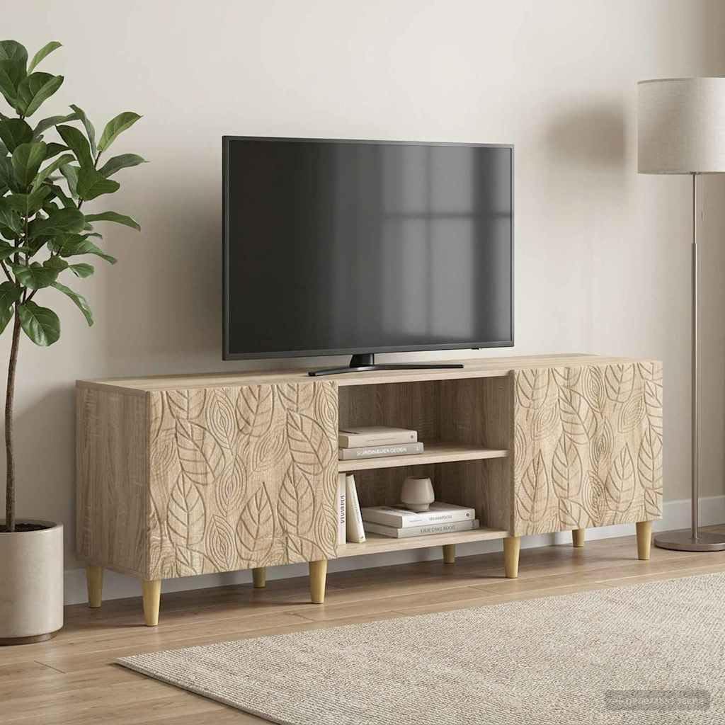 Szafka pod telewizor 150 x 31 x 50 cm dąb Sonoma drewno