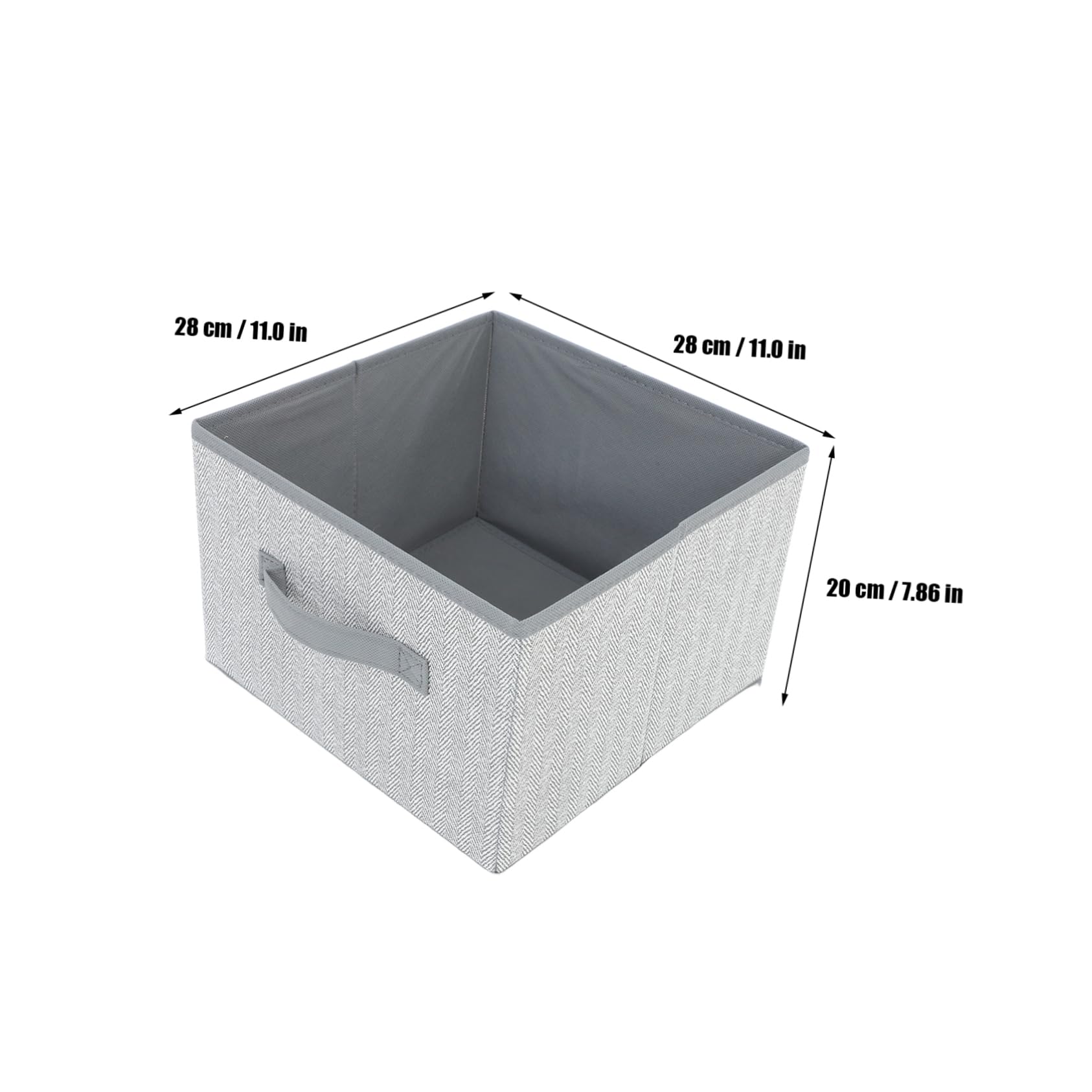 4 Pack Grey Comforter Storage Bags, Clothes Storage Bags, Collapsible Closet Organizers with Reinforced Handles, Heavy-Duty Storage Totes for Clothes & Comforters