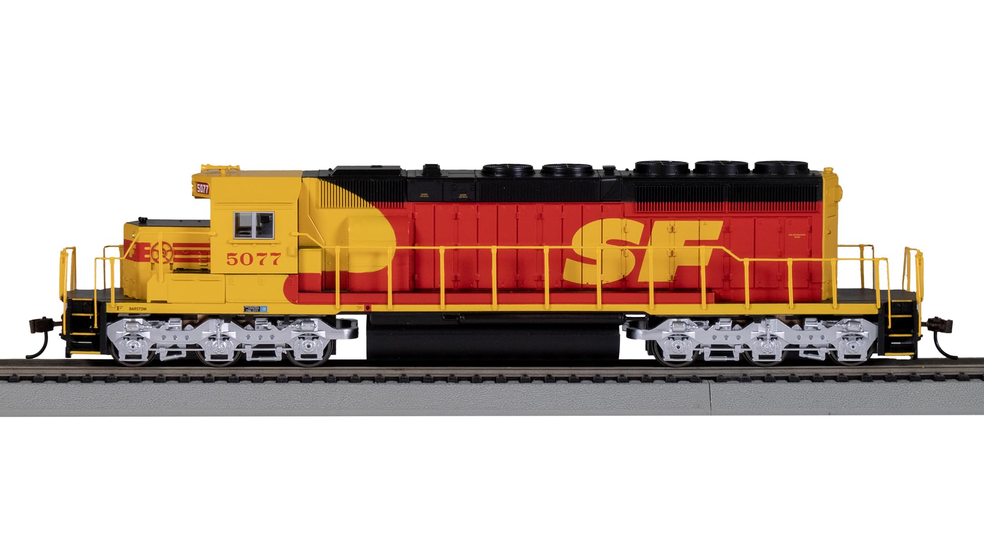 Bachmann Trains - SD40-2 DCC Locomotora diésel equipada con valor de sonido - Santa FE #5077 (rojo y amarillo) - Escala HO