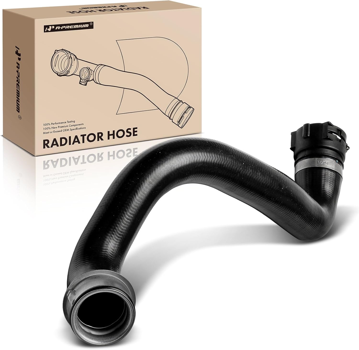 A-Premium Upper Radiator Coolant Hose Compatible with Mercedes-Benz GLE350 2016-2018, GLE400 2016-2017/2019, GLE43 AMG 2017-2019, GLE450 AMG 2016, GLE500e 2018, GLE550e, GL450, GLS450, ML350, ML400