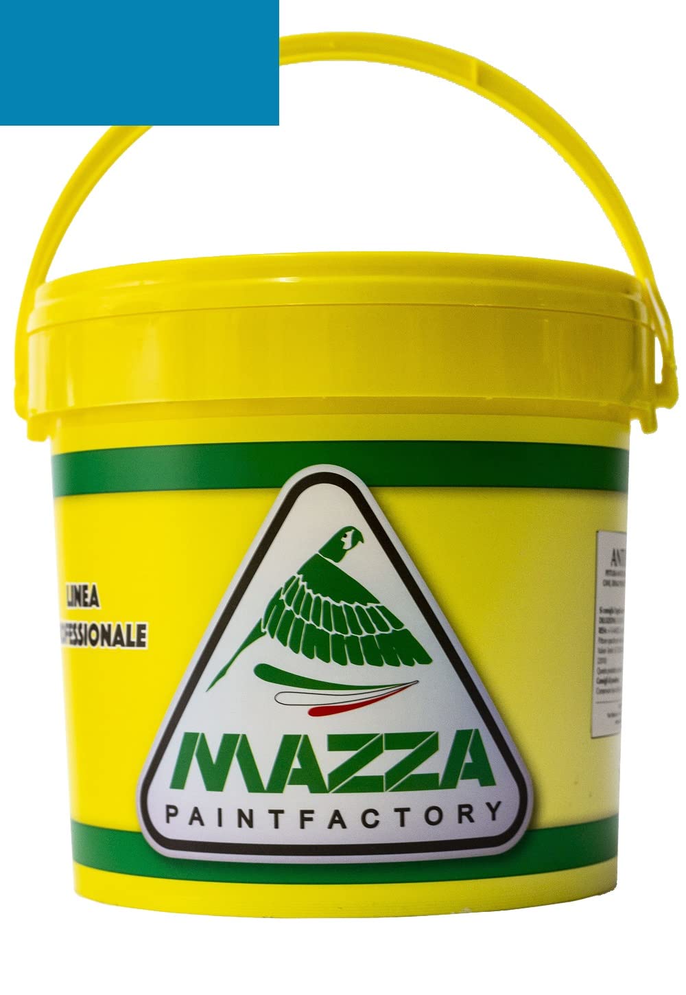 Guaina Liquida Impermeabilizzante Monocomponente Colorata Pedonabile All’Acqua Colorificio Mazza lt 5 lt 14 (14 Litri, Blu Santorini )
