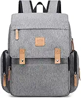 Bolsa Maternity Land modelo LUXURY Premium Cinza Versão Atualizada