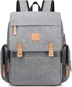 Bolsa Maternity Land modelo LUXURY Premium Cinza Versão Atualizada