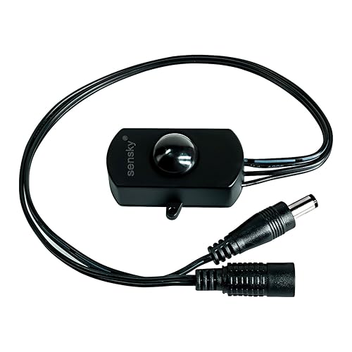 Miniatura 10 de Sensky BS010W 12v 24v 3a Sensor a larga distancia con ajuste de tiempo, con interruptor de encendido del sensor pequeño, cubierta blanca y lentes