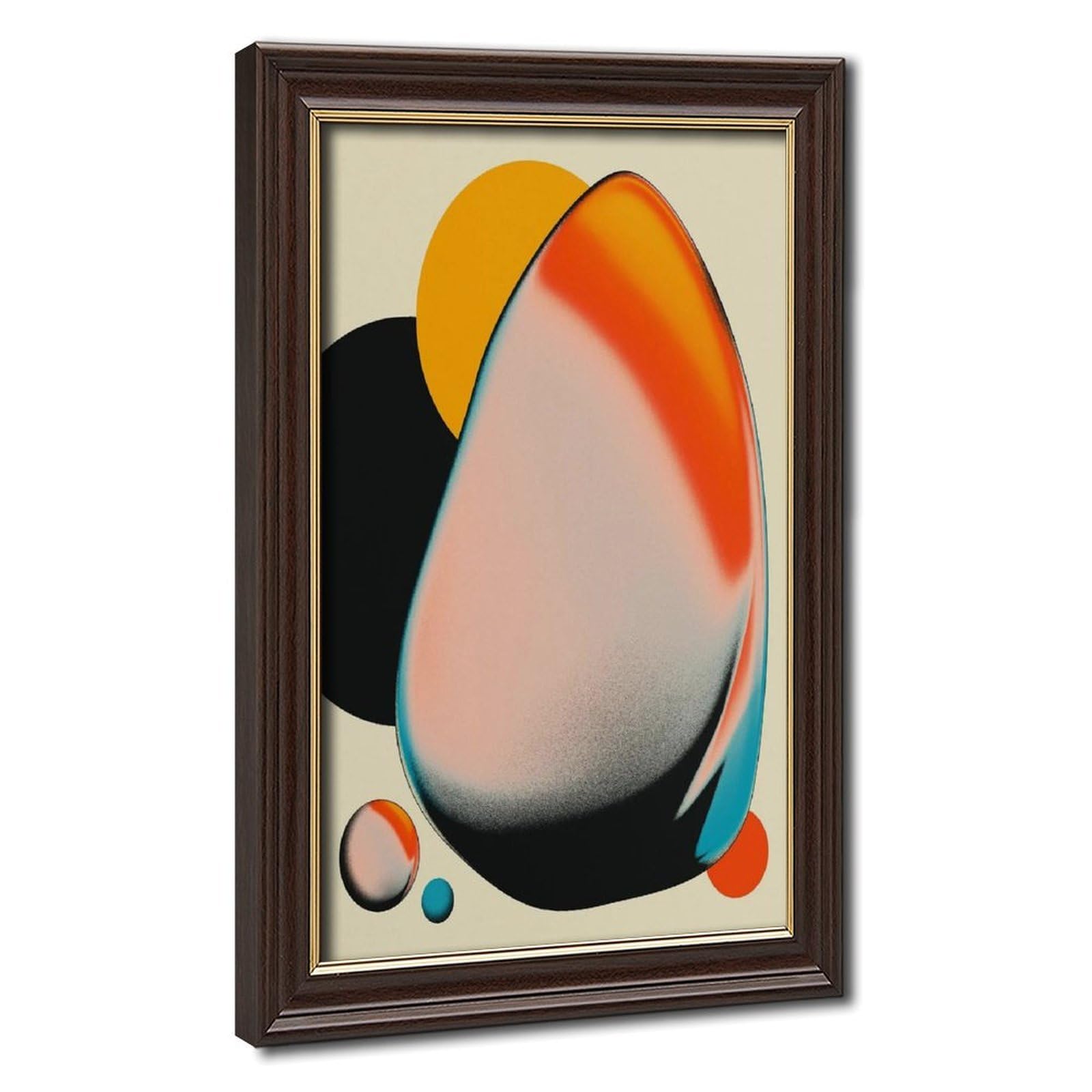 Bareronor Large Modern Abstract Canvas Poster Bedroom Decor Landscape Office Room Decor Gift 24" L X 36" W