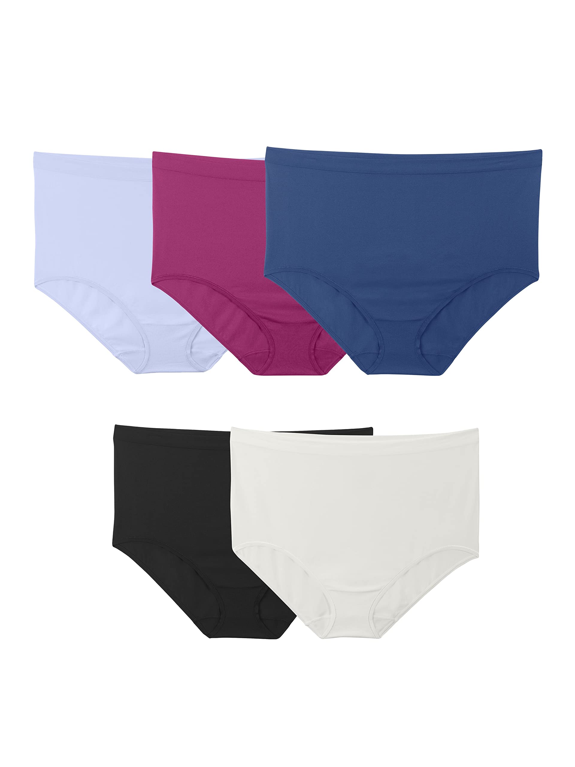 Fruit of the Loom No Show Seamless Underwear, Amazing Stretch & No Panty Lines, Available In Plus Size Mutande da uomo Donna