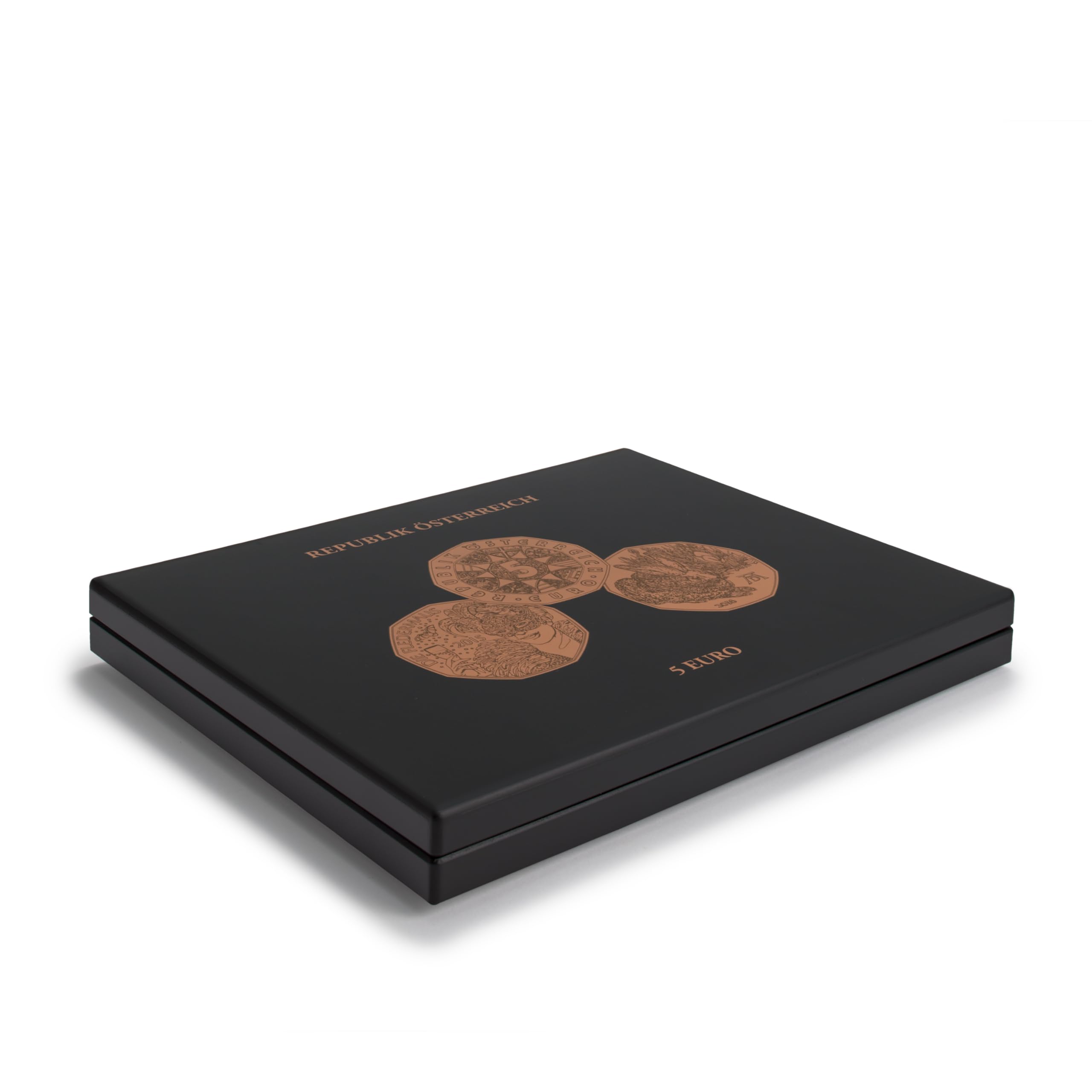 Leuchtturm 368380 Volterra Uno - Monedero para 30 Monedas conmemorativas 5 Euro Austria en cápsulas - sin cápsulas