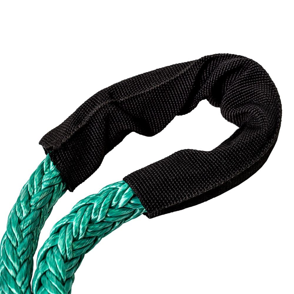 Rope Logic Eye Sling Tenex Rope, Green, 3/4 x 16'