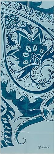 Gaiam - Esterilla de yoga plegable para viajes, fitness y ejercicio, plegable, para todo tipo de yoga, pilates y entrenamientos en el suelo (173 cm