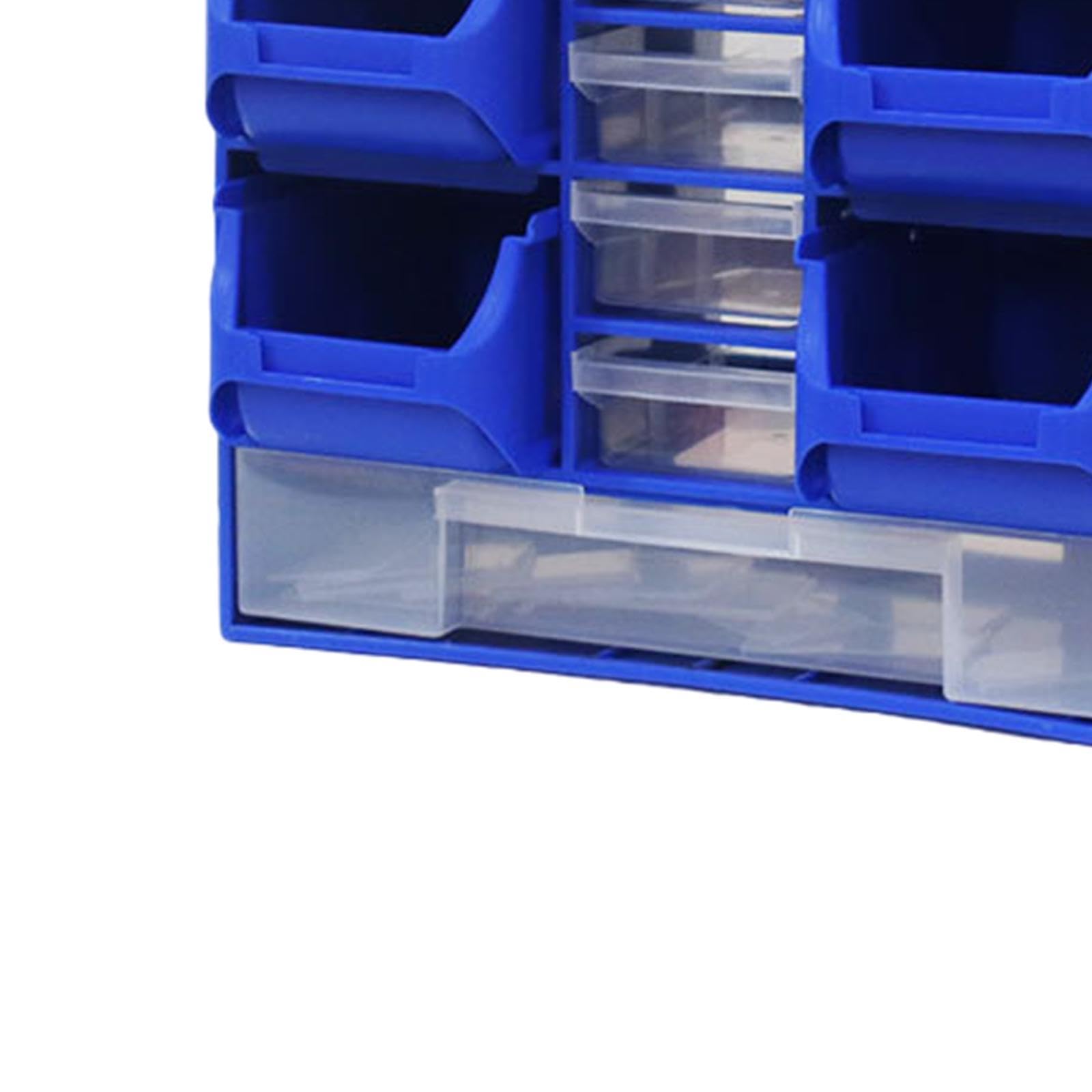 Partes de Hardware Organizador de Herramientas Box de Almacenamiento Versátiles en La Pared para Suministros de Coser Suministros de, Azul