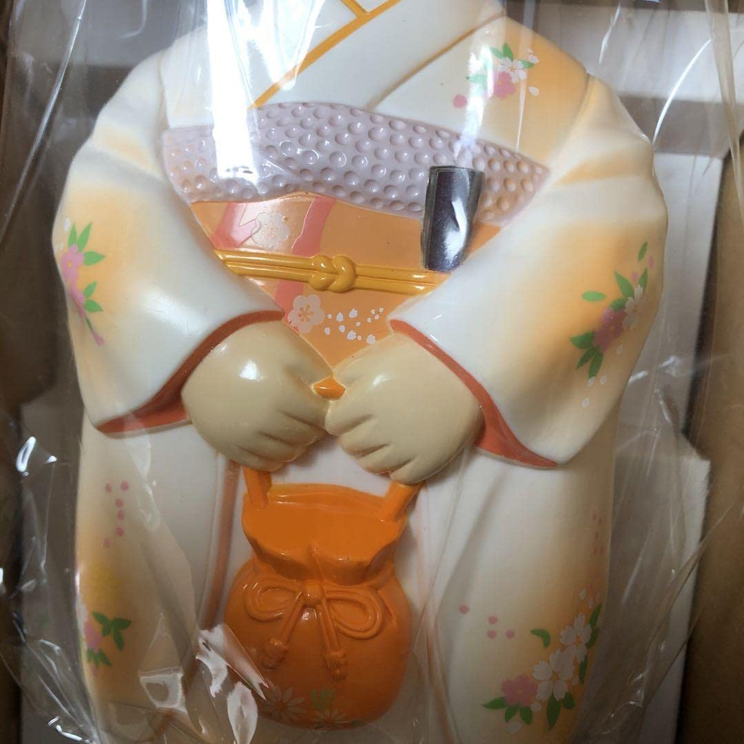 Amazon.co.jp: 非売品店頭販売促進用不二家のペコちゃん人形首ふり着物 