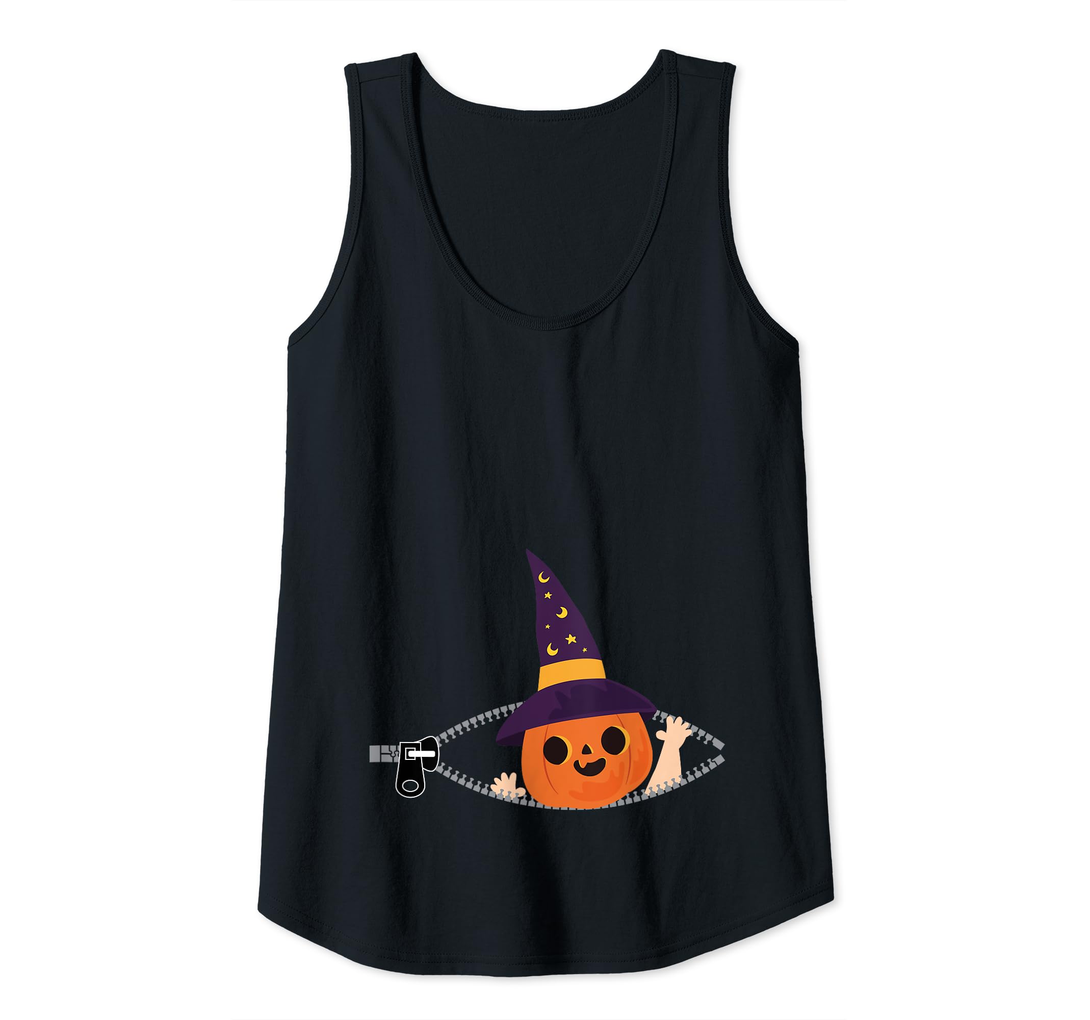 Halloween Pregnancy Tees Tm. Anuncio de embarazo en Halloween Embarazada Camiseta sin Mangas