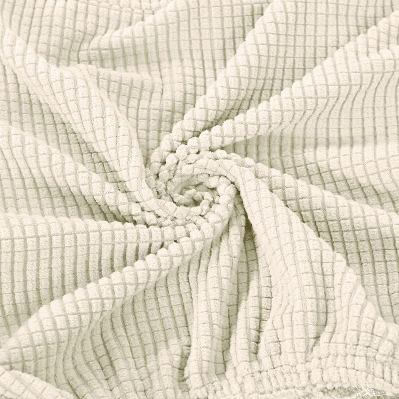 Stretch Fauteuilhoes Hoes Fluwelen Stoelhoezen Voor Eetkamer Set Van 6 4 2 1 Met Armen Grijs Wit Zwart Stoelbeschermer Jacquard Voor Club Keuken Feestbanket Decor (Color : G, Size : 6 pcs