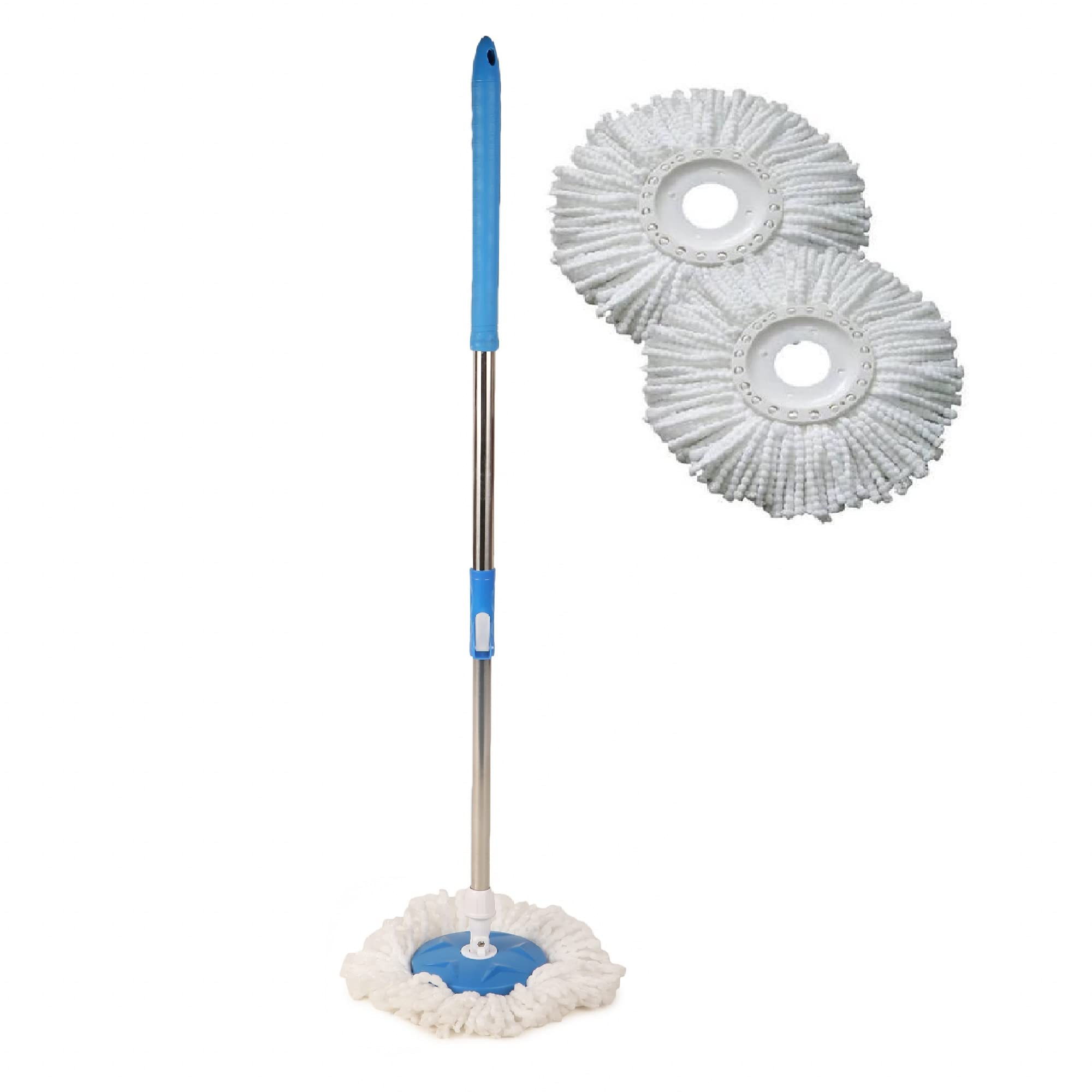 Liba Enterprises Spin Mop Extendable Handle Stainless Steel Rod .with Replacement Mop 2 Refill . Spin Mop Rod with Adjustable Height That’s Makes Cleaning Easy. (B0BKWQJ533) Amazon Price History, Amazon Price Tracker
