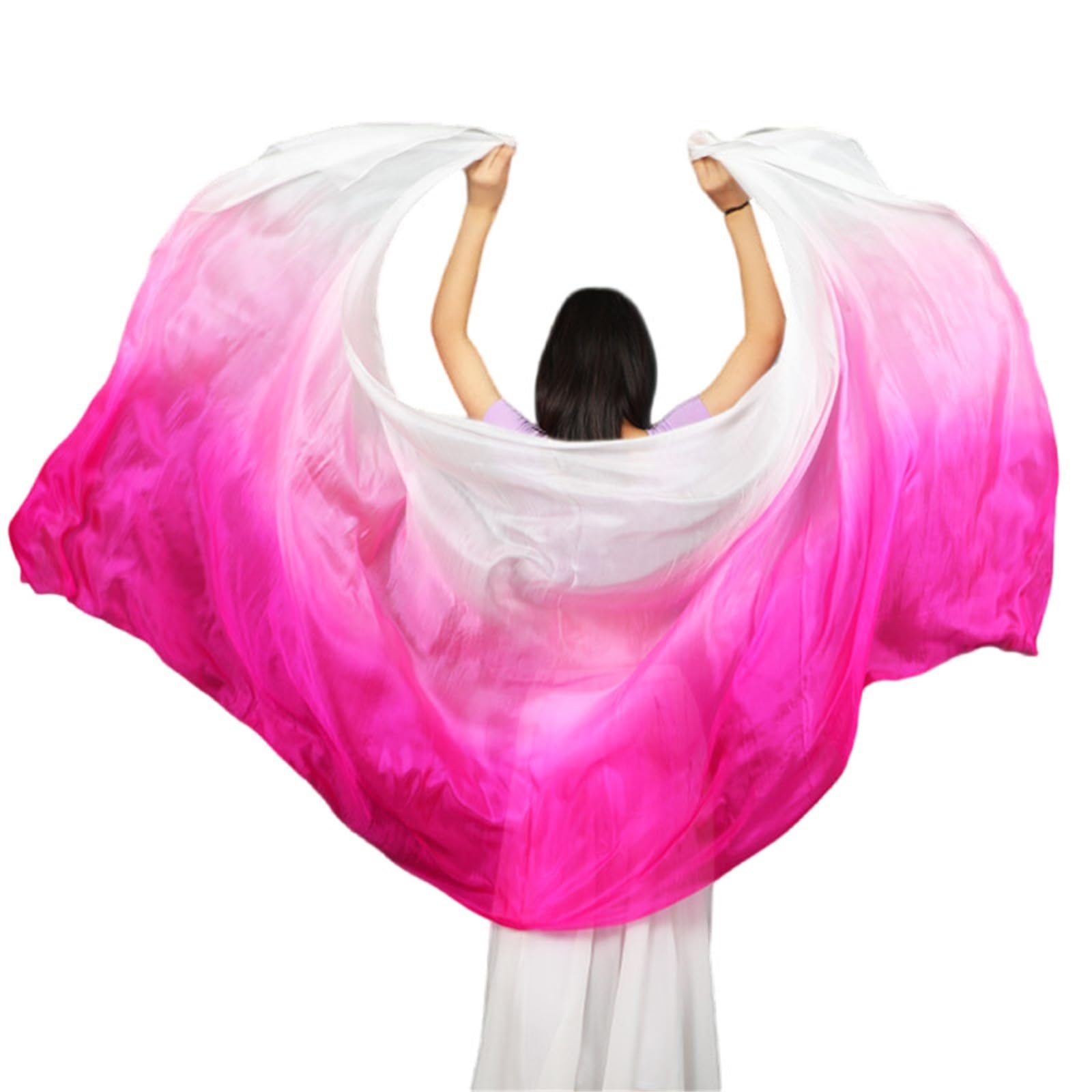 Velo per Danza del Ventre in Seta Veli di seta for danza del ventre, vera, leggeri, accessori for ballerini, sciarpa da lanciare a mano, accessorio for costume Per le prestazioni