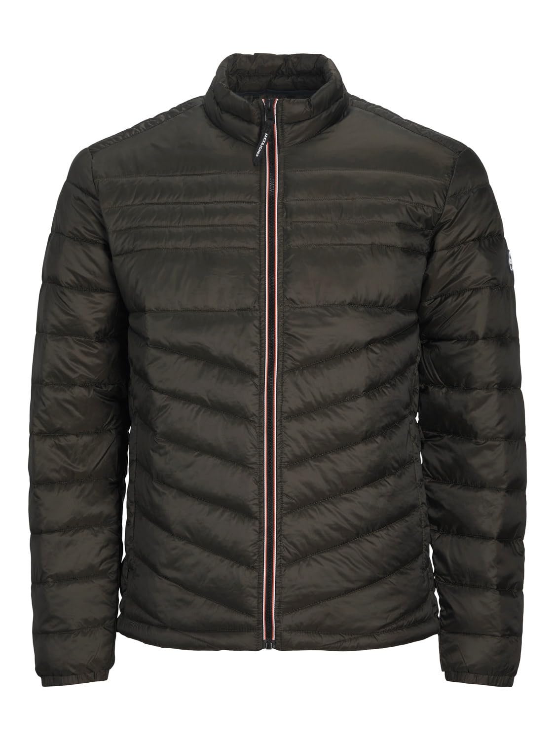 Jack & Jones Men's Rosin/Detail:contrast Zip Jack&Jones Jjehero Puffer Collar Noos Jacket, S